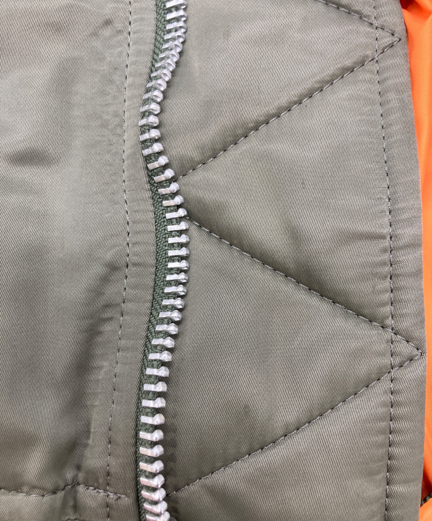 中古・古着通販】sacai (サカイ) MA-1ドッキングコート オリーブ