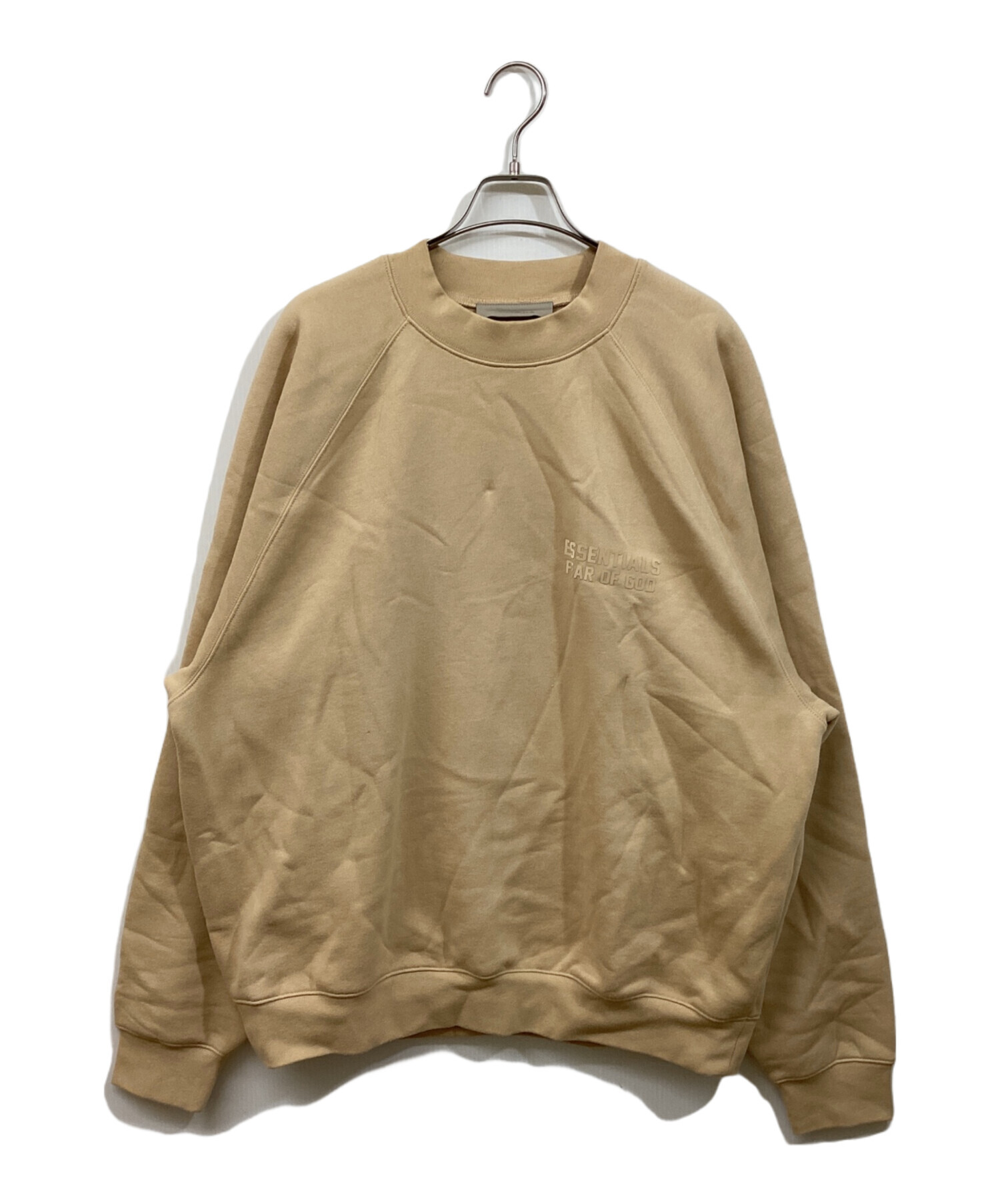Fear of God ESSENTIALS スウェット XL ベージュ 【古着】【中古】【送料無料】 中古・古着通販】FOG ESSENTIALS (フィアオブゴッド エッセンシャル
