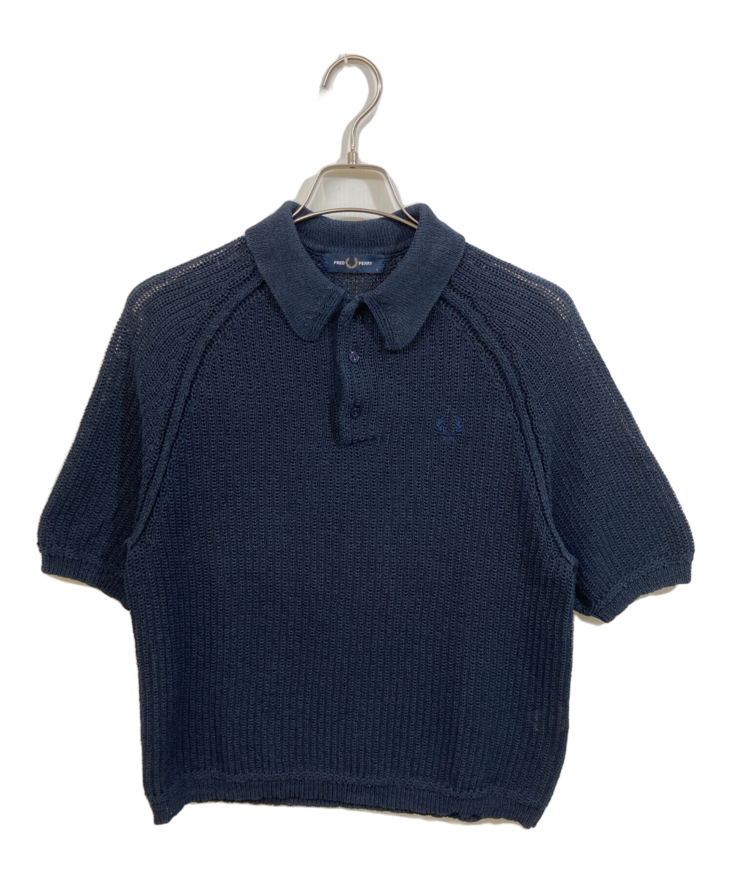 中古・古着通販】FRED PERRY (フレッドペリー) 和紙ニットポロシャツ