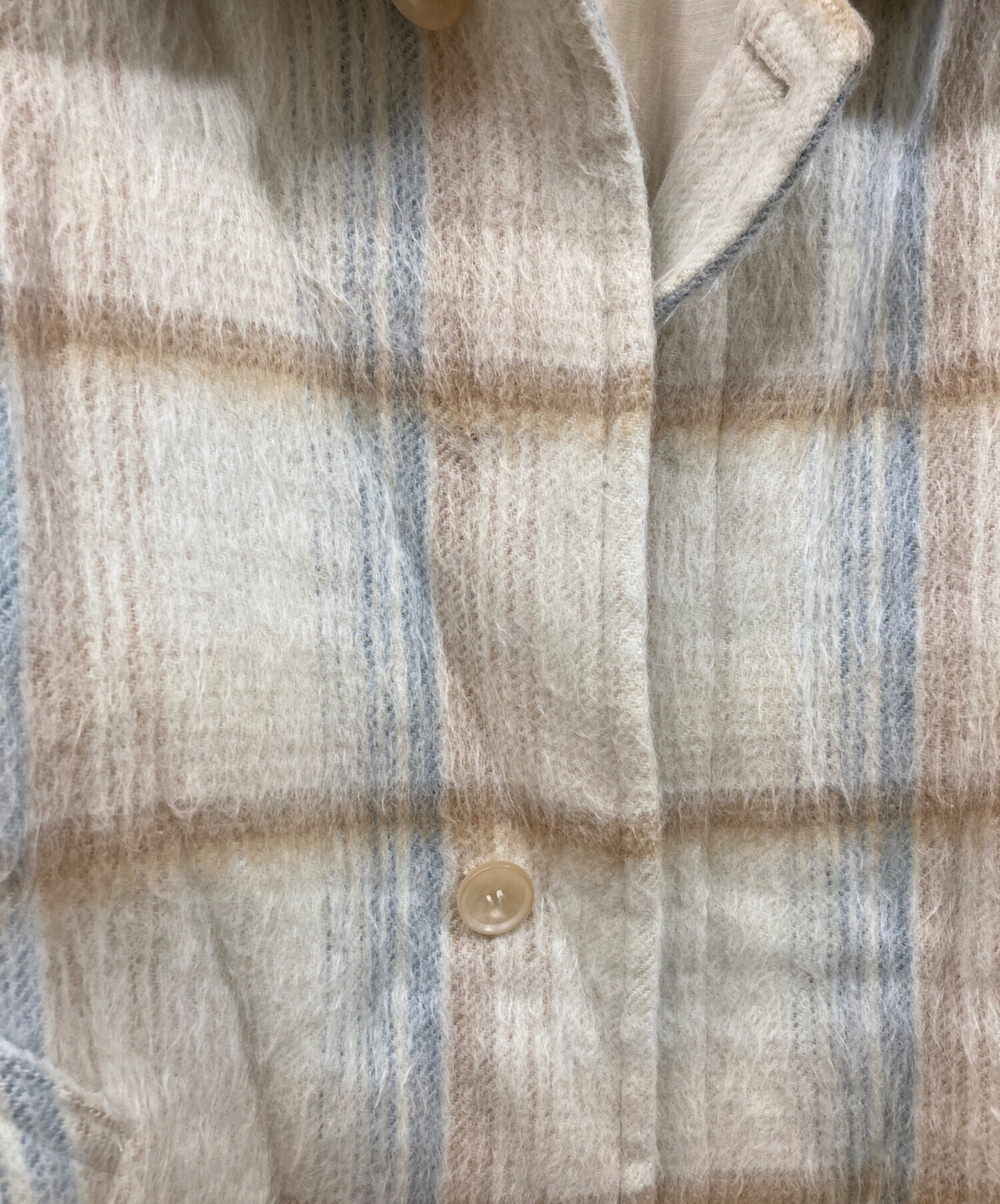 中古・古着通販】AURALEE (オーラリー) SURI ALPACA SHAGGY CHECK