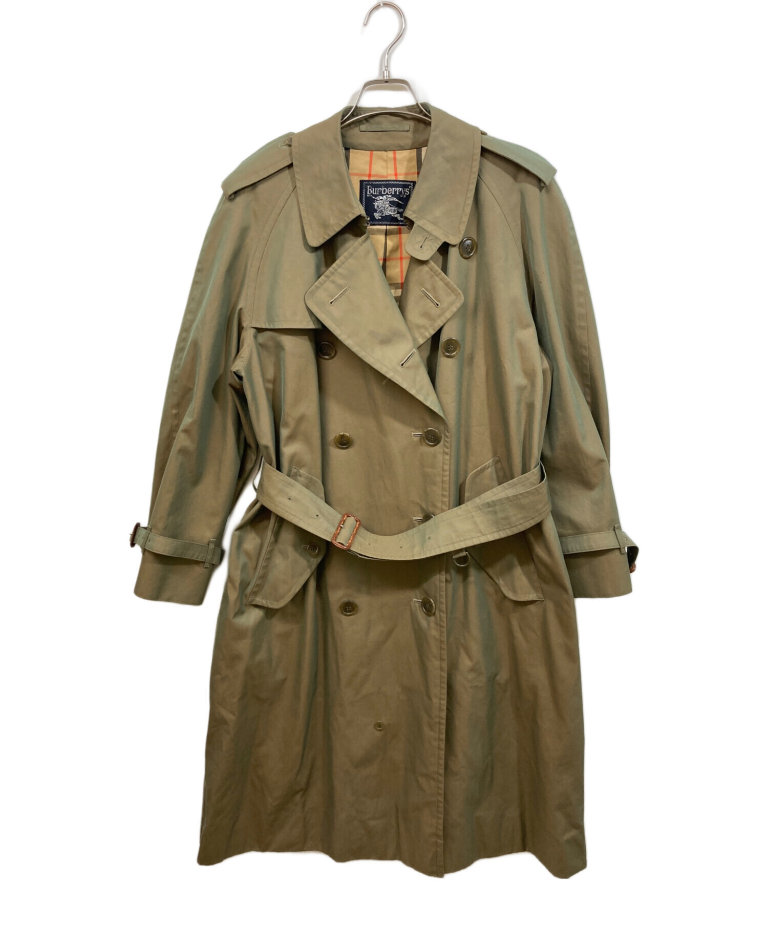 Burberrys バーバリー トレンチコート オリーブ 中古・古着通販】Burberry's (バーバリー) トレンチコート オリーブ