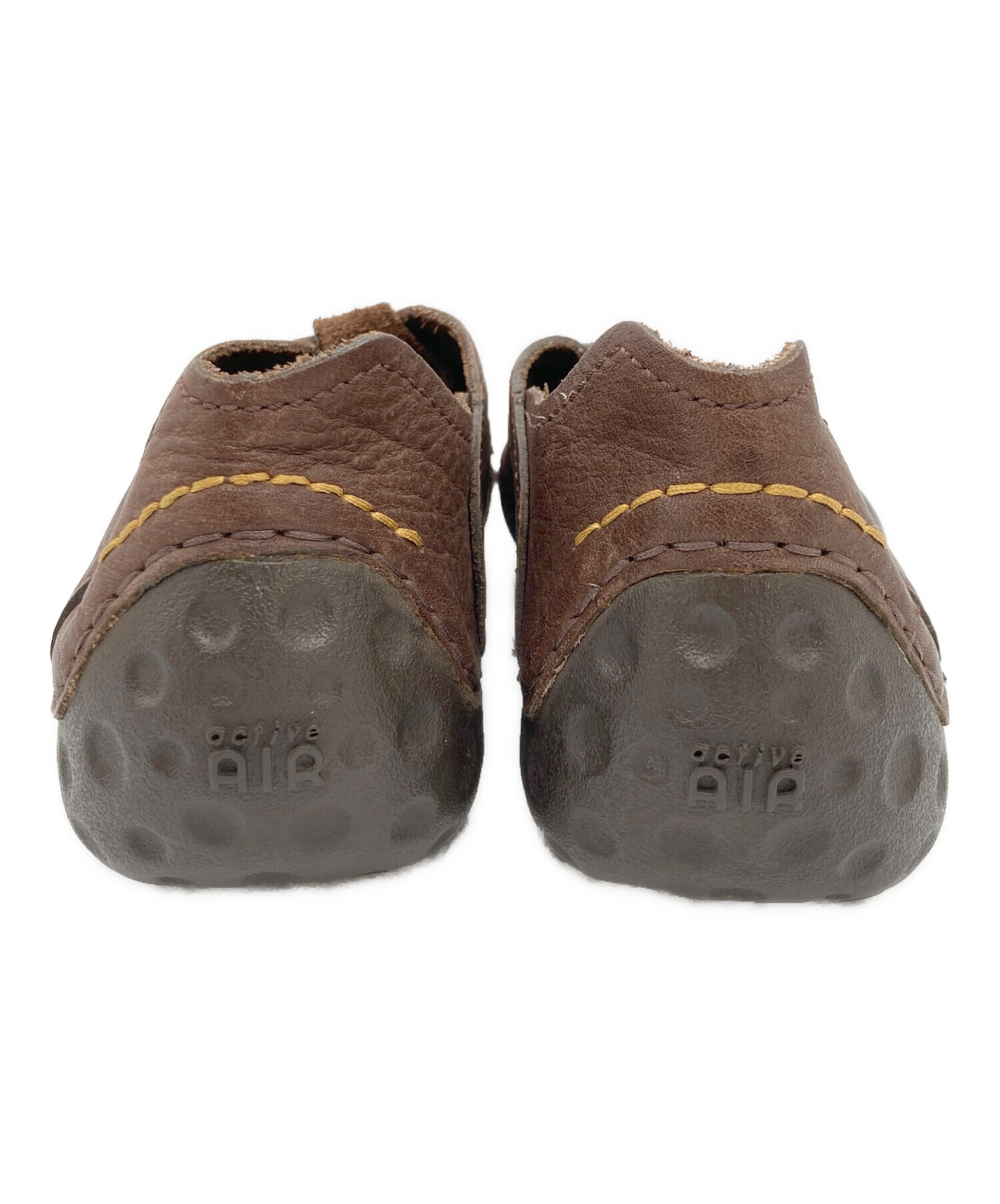 中古・古着通販】CLARKS (クラークス) スリッポン ブラウン サイズ 