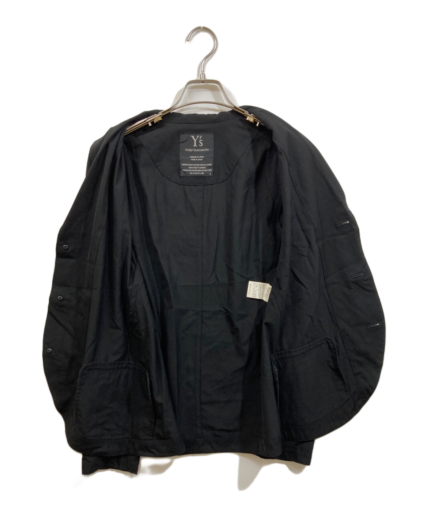 中古・古着通販】Y's (ワイズ) ウールギャバジンシャツジャケット