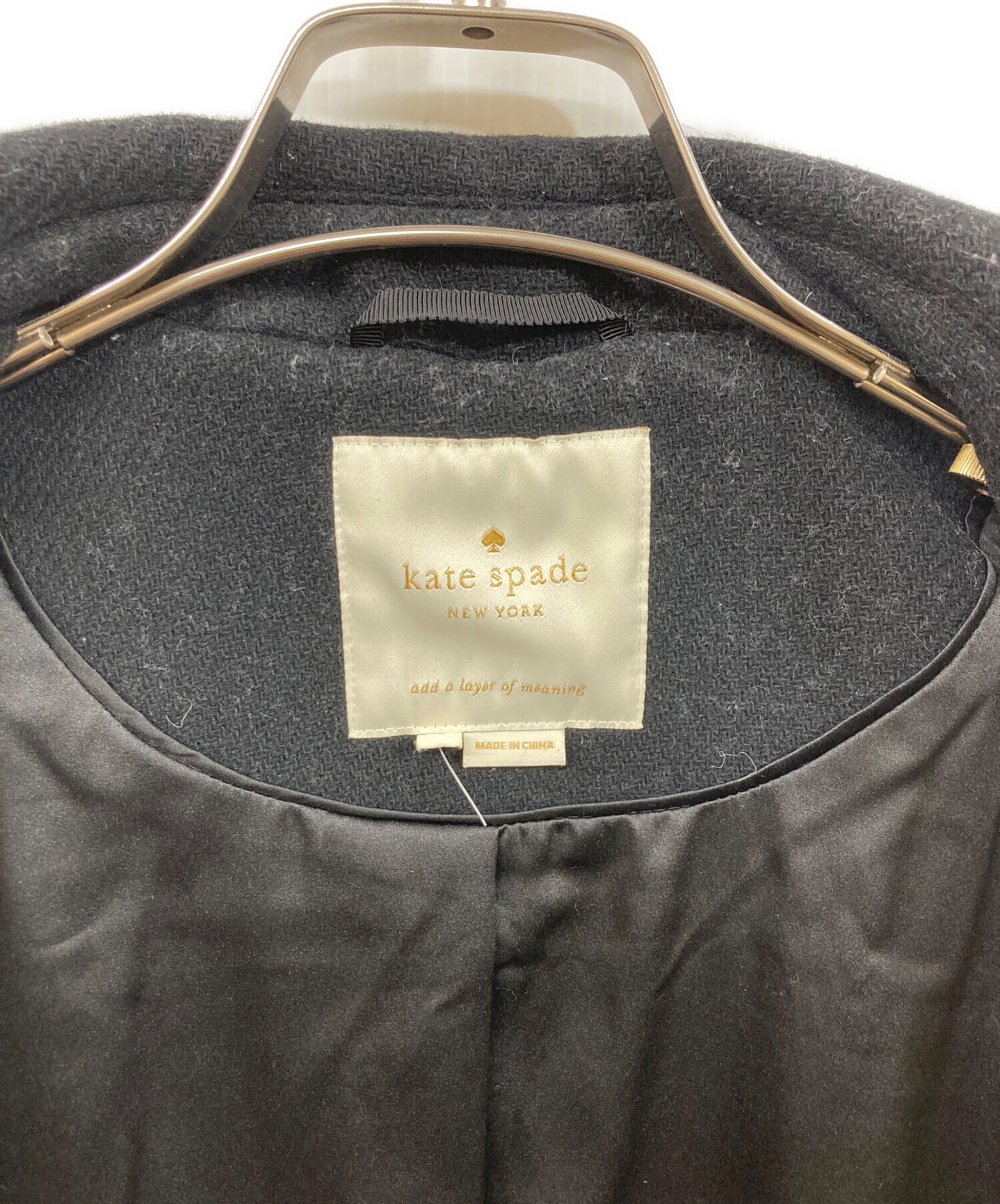 中古・古着通販】Kate Spade (ケイトスペード) フリルウールコート