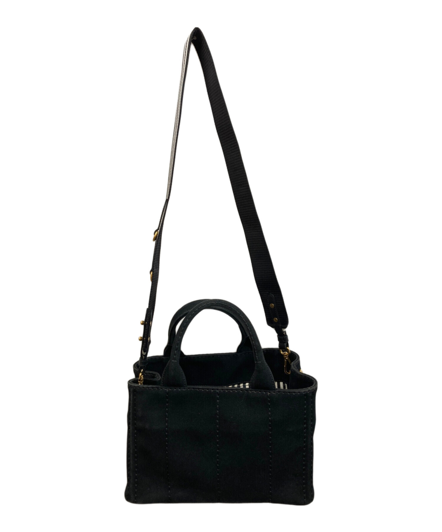 中古・古着通販】PRADA (プラダ) CANAPAショルダーバッグ NERO