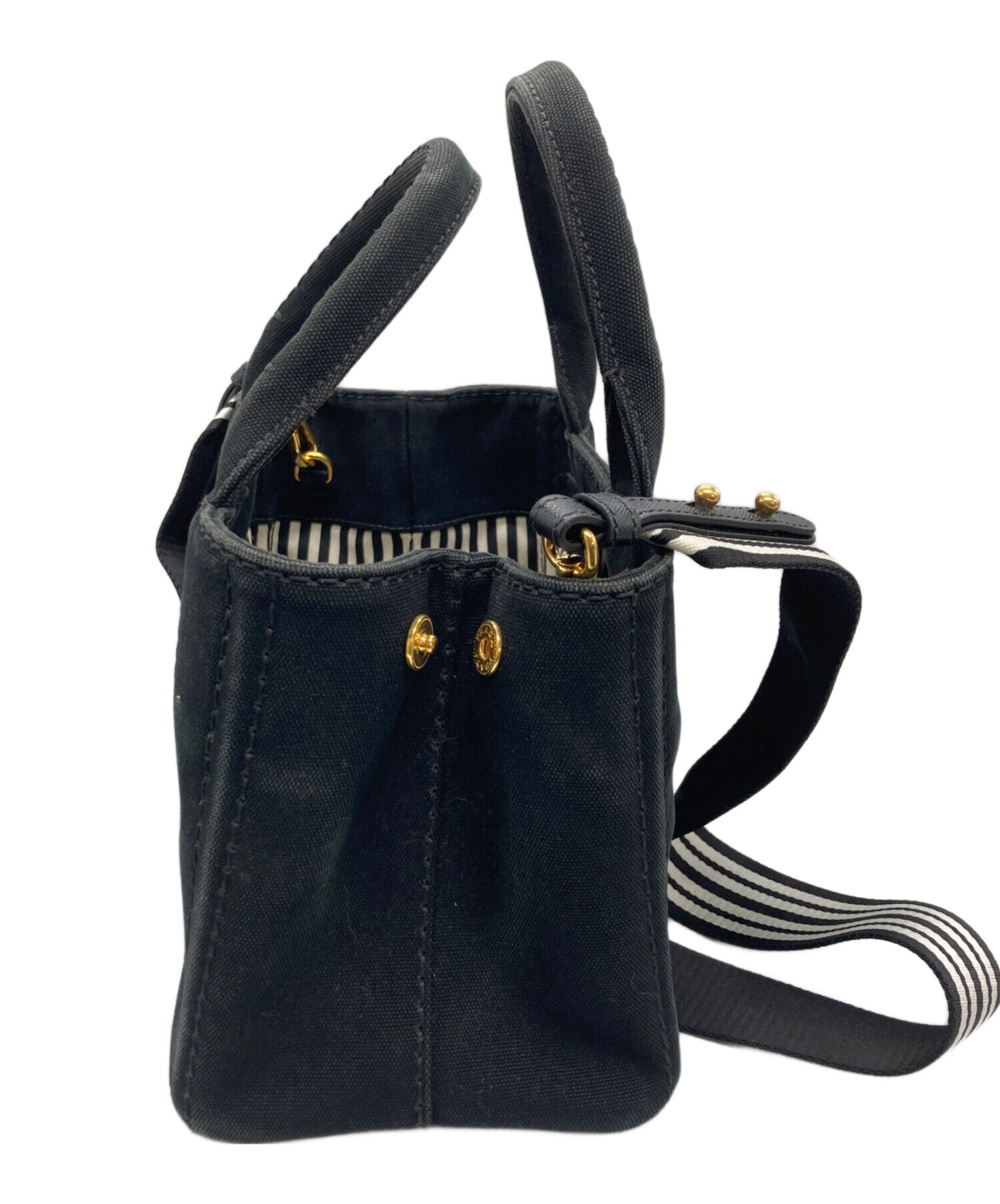 中古・古着通販】PRADA (プラダ) CANAPAショルダーバッグ NERO