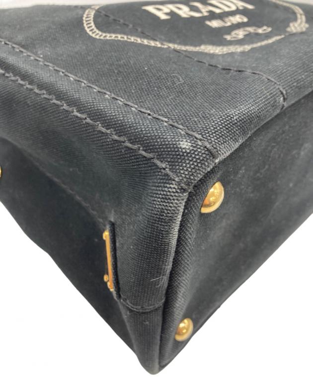 中古・古着通販】PRADA (プラダ) CANAPAショルダーバッグ NERO