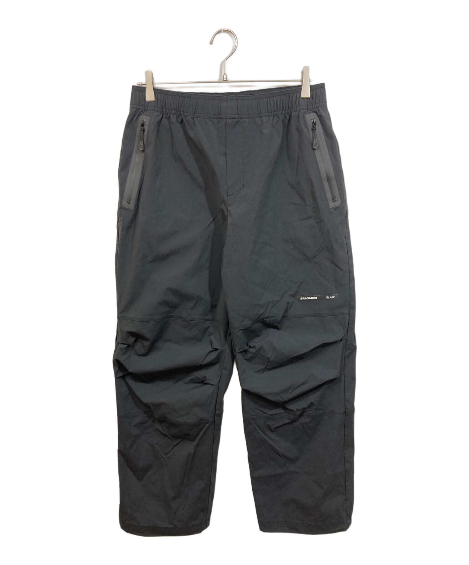 SALOMON ナイロンパンツ Lサイズ 新品未使用 中古・古着通販】SALOMON (サロモン) ナイロンイージーパンツ ブラック