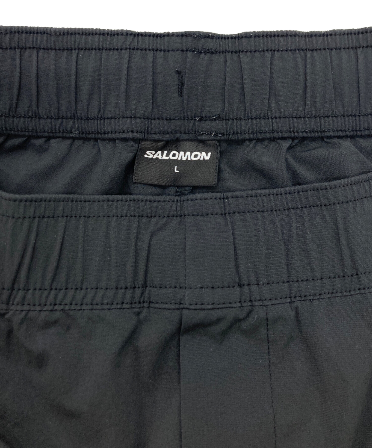 中古・古着通販】SALOMON (サロモン) ナイロンイージーパンツ ブラック