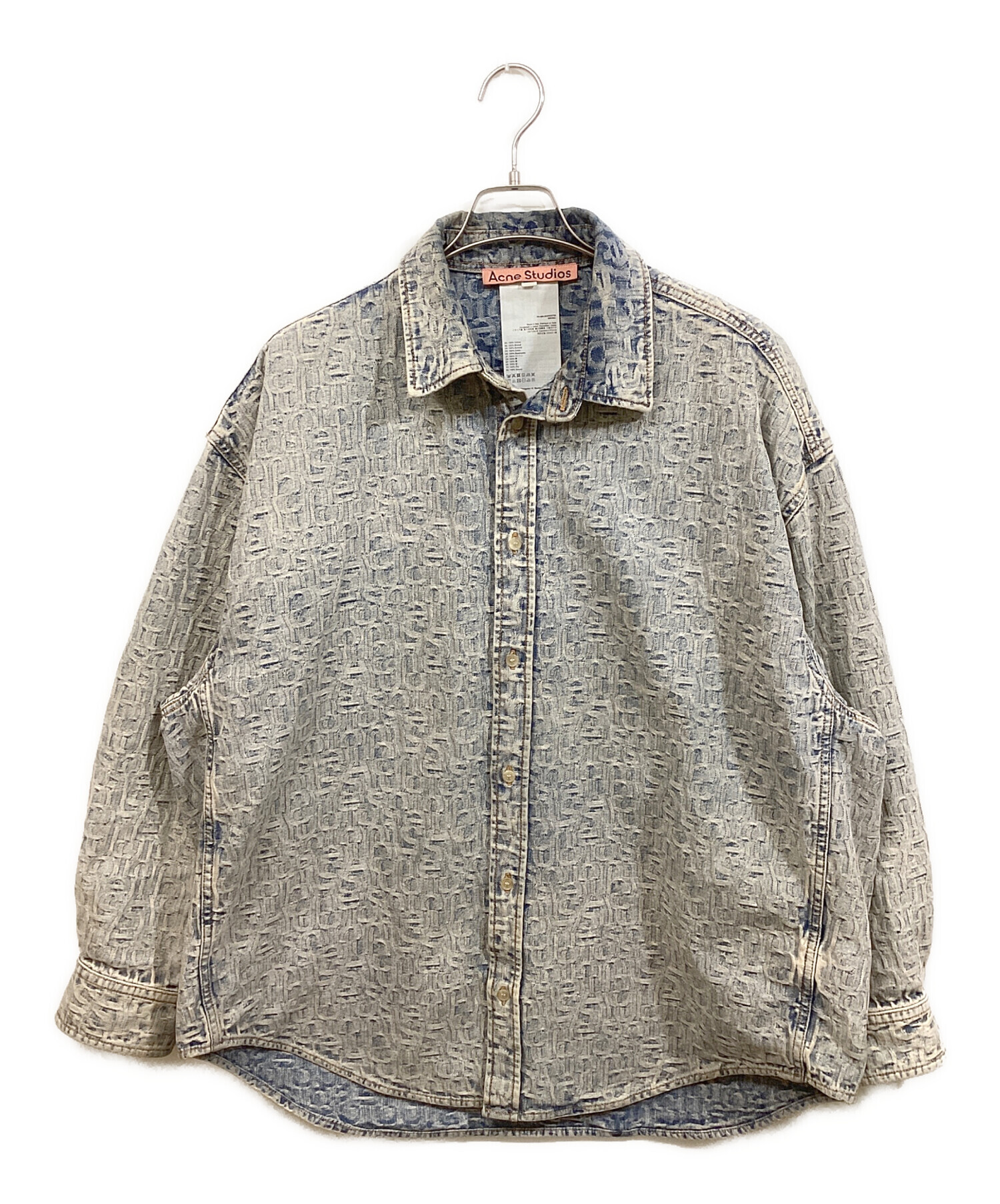 Acne Studios モノグラムデニムシャツ 中古・古着通販】Acne studios (アクネ ストゥディオズ) モノグラム