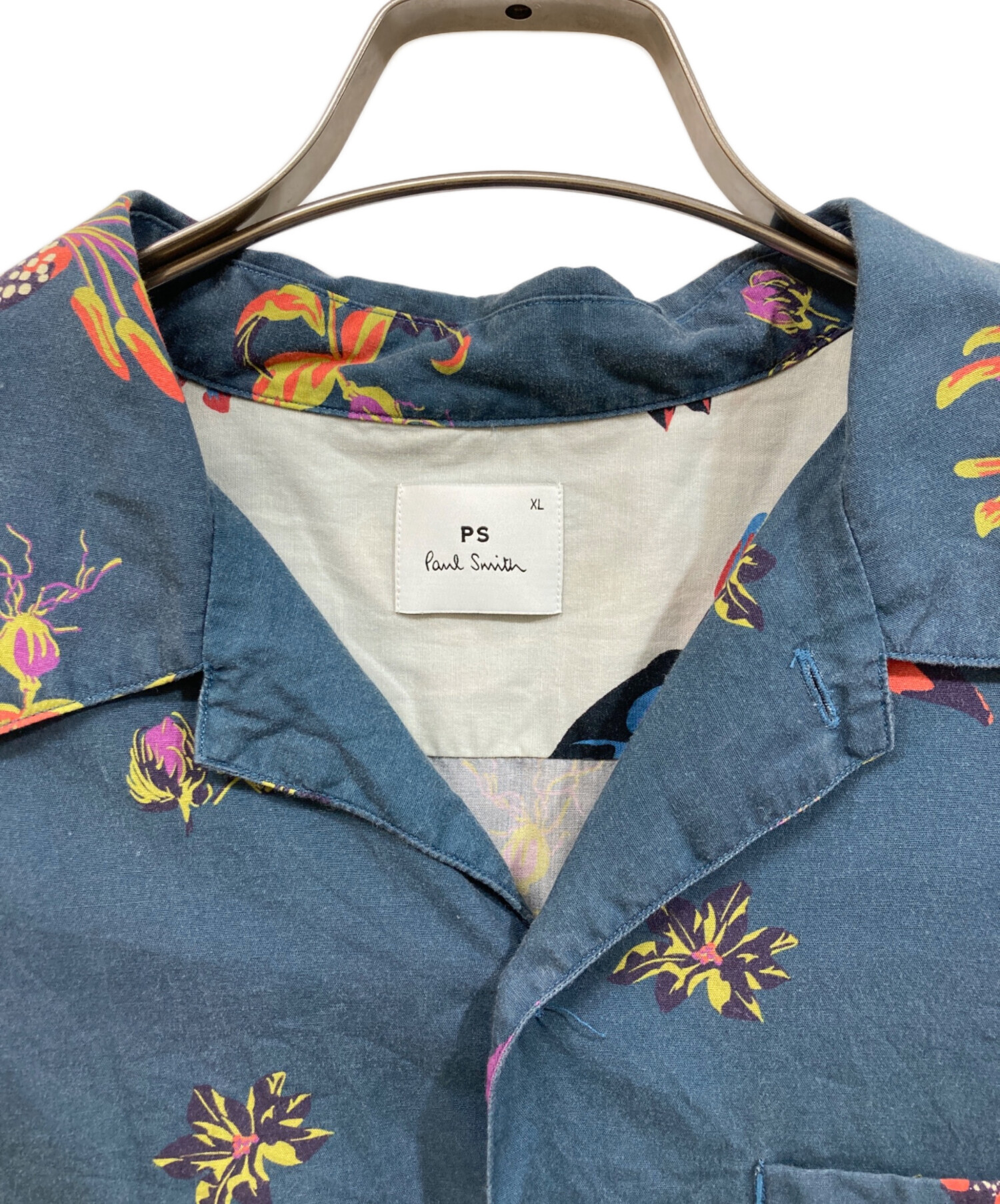 PS Paul Smith “Lily" プリント半袖シャツ / Mサイズ 中古・古着通販】PS Paul Smith (PSポールスミス) Lily プリント半袖