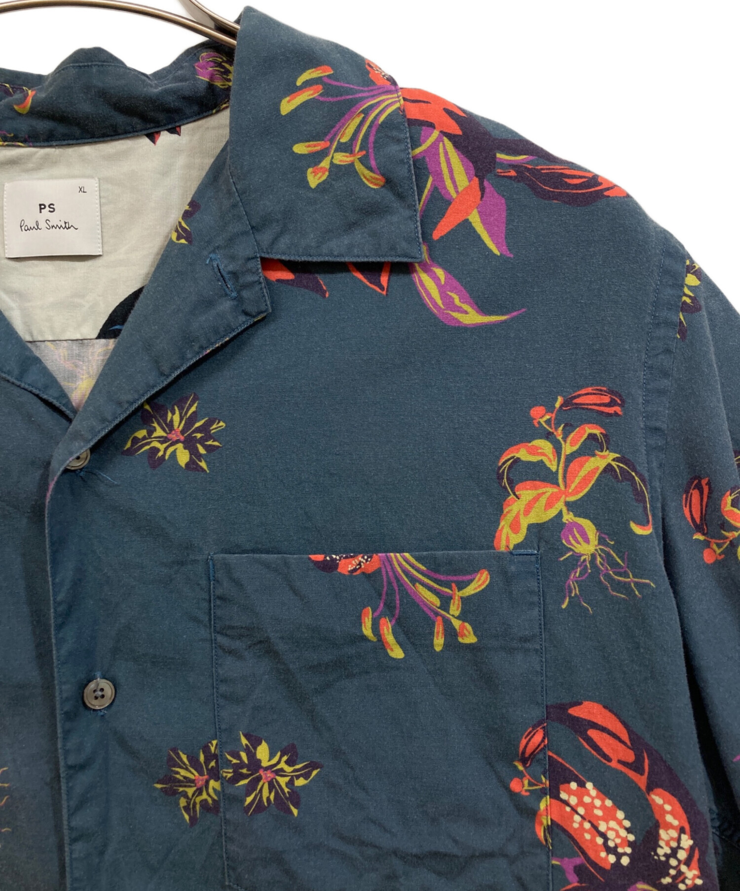 PS Paul Smith “Lily" プリント半袖シャツ / Mサイズ 中古・古着通販】PS Paul Smith (PSポールスミス) Lily プリント半袖