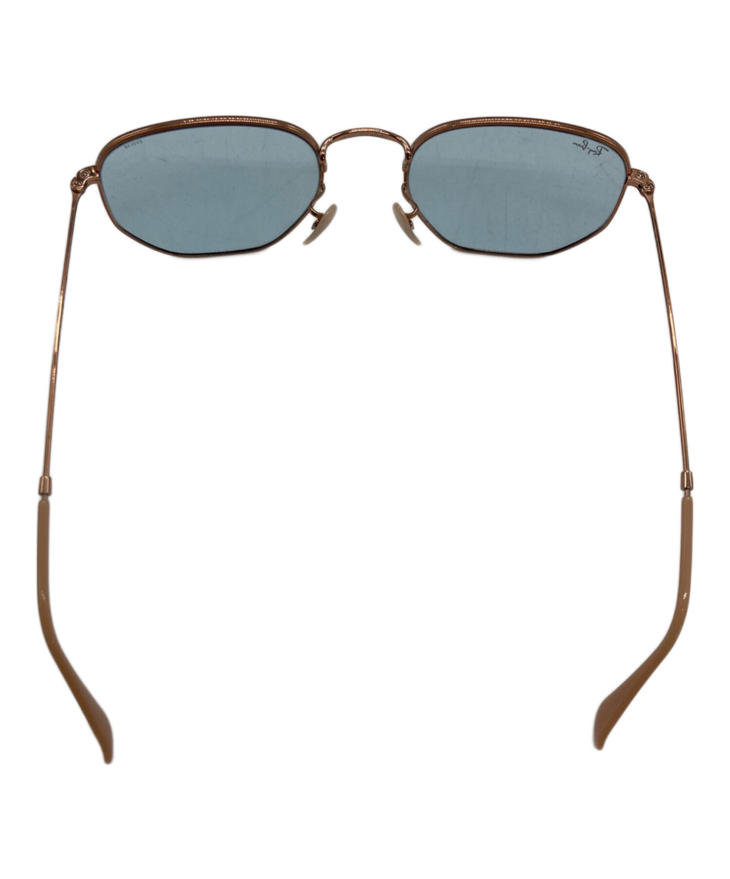 中古・古着通販】RAY-BAN (レイバン) HEXAGONAL FLAT LENSES ブラウン 