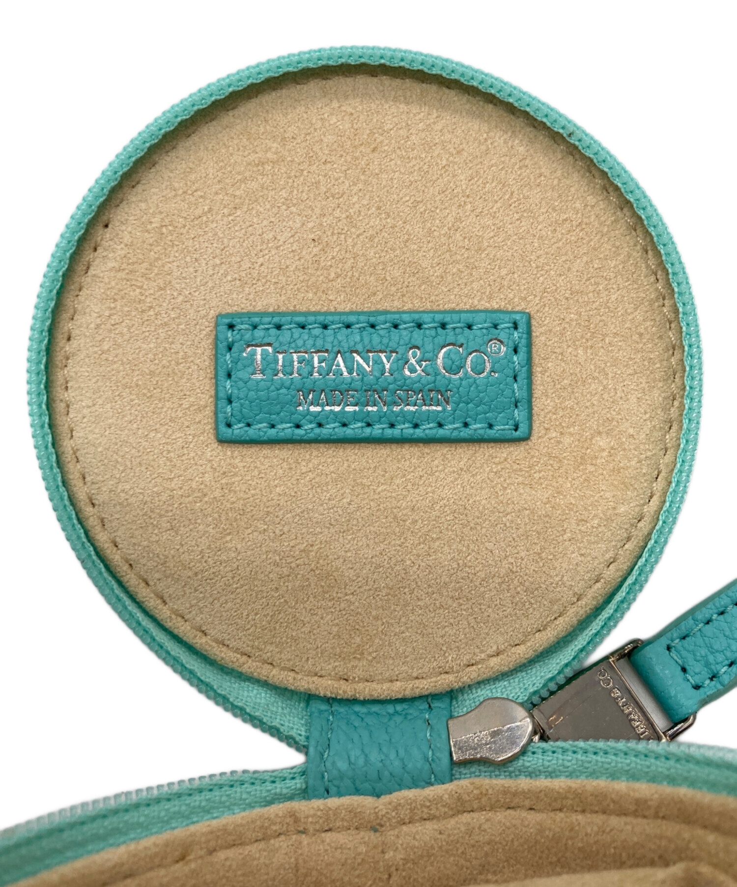 Tiffany ジュエリーケース　ターコイズブルー　美品 TIFFANY&Co.（ティファニー） アクセサリーポーチ アクセサリーケース