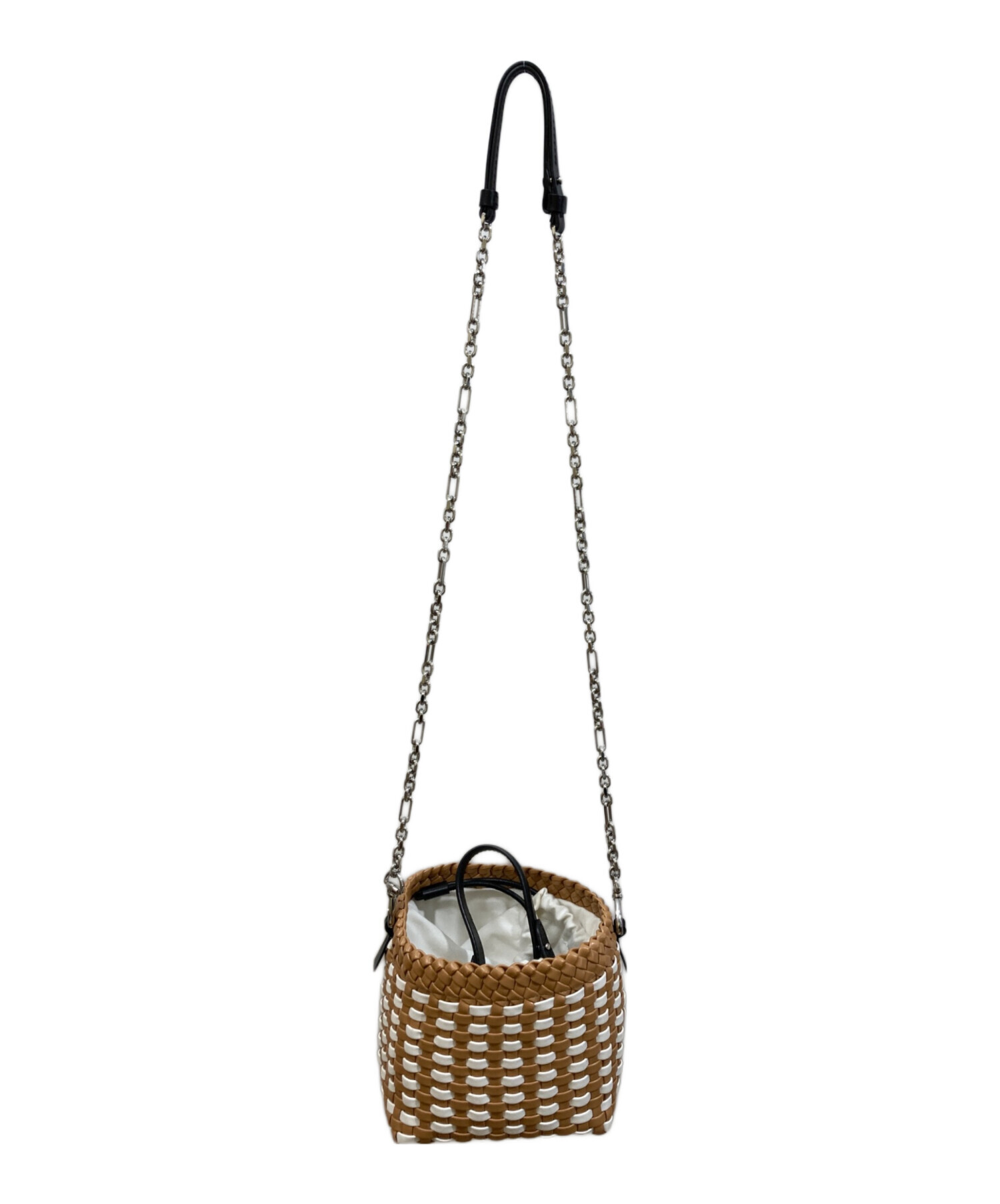 美品 Maison Margiela メゾンマルジェラ 5AC バケットバッグ S61WG0105 レザー ブラウン レディース Maison Margiela（旧Maison Martin Margiela） - Maison Martin