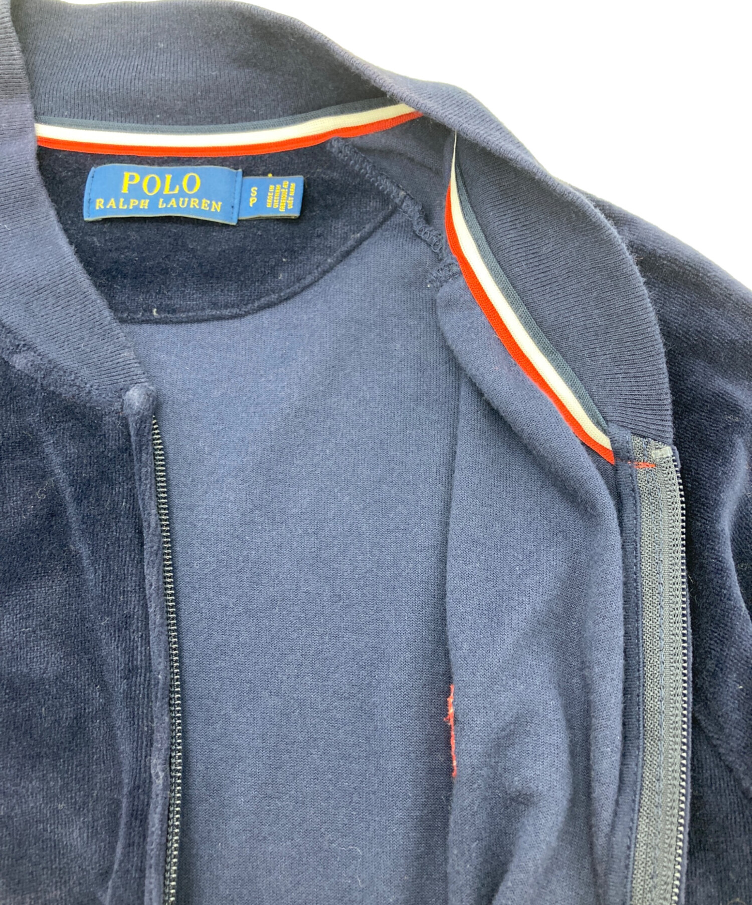 ア*ル様 ♪ポロラルフローレンブルゾン中古Ｓサイズ♪ 中古・古着通販】POLO RALPH LAUREN (ポロ・ラルフローレン) ベロア
