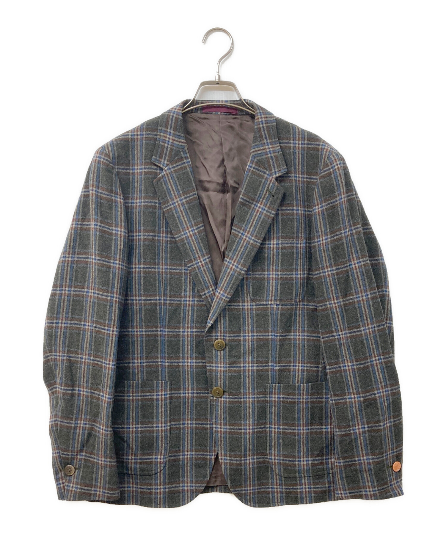 ポールスミスツィードチェック柄テーラードジャケット 中古・古着通販】PS Paul Smith (PSポールスミス) チェック