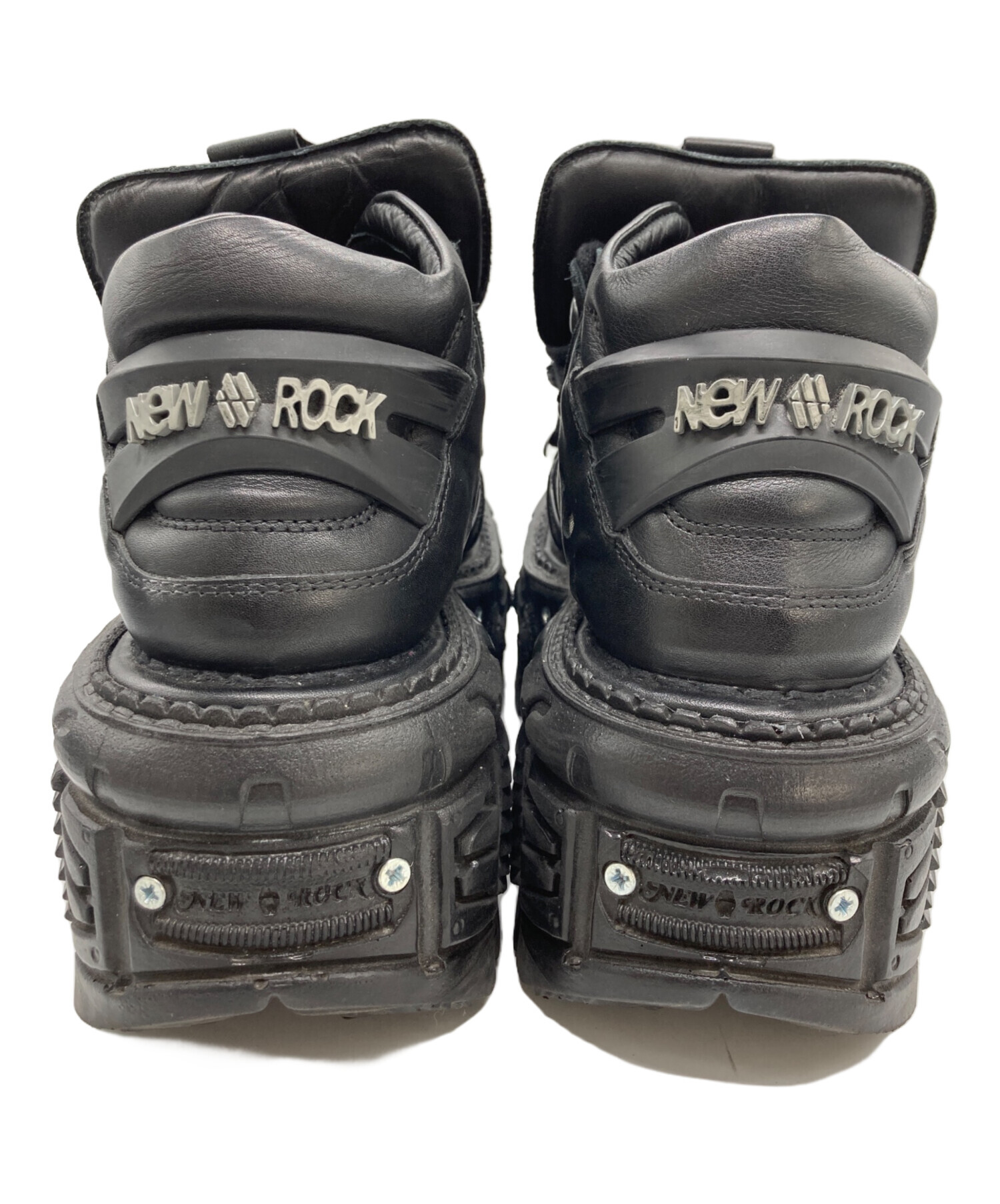 ニューロック　42 中古・古着通販】NEWROCK (ニューロック) レザーアンクルブーツ