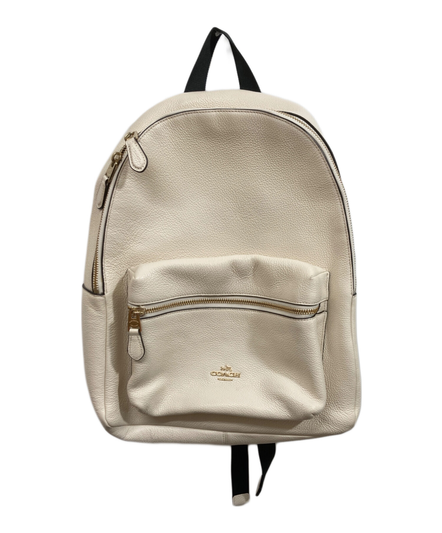 中古・古着通販】COACH (コーチ) チャーリーバックパック アイボリー 