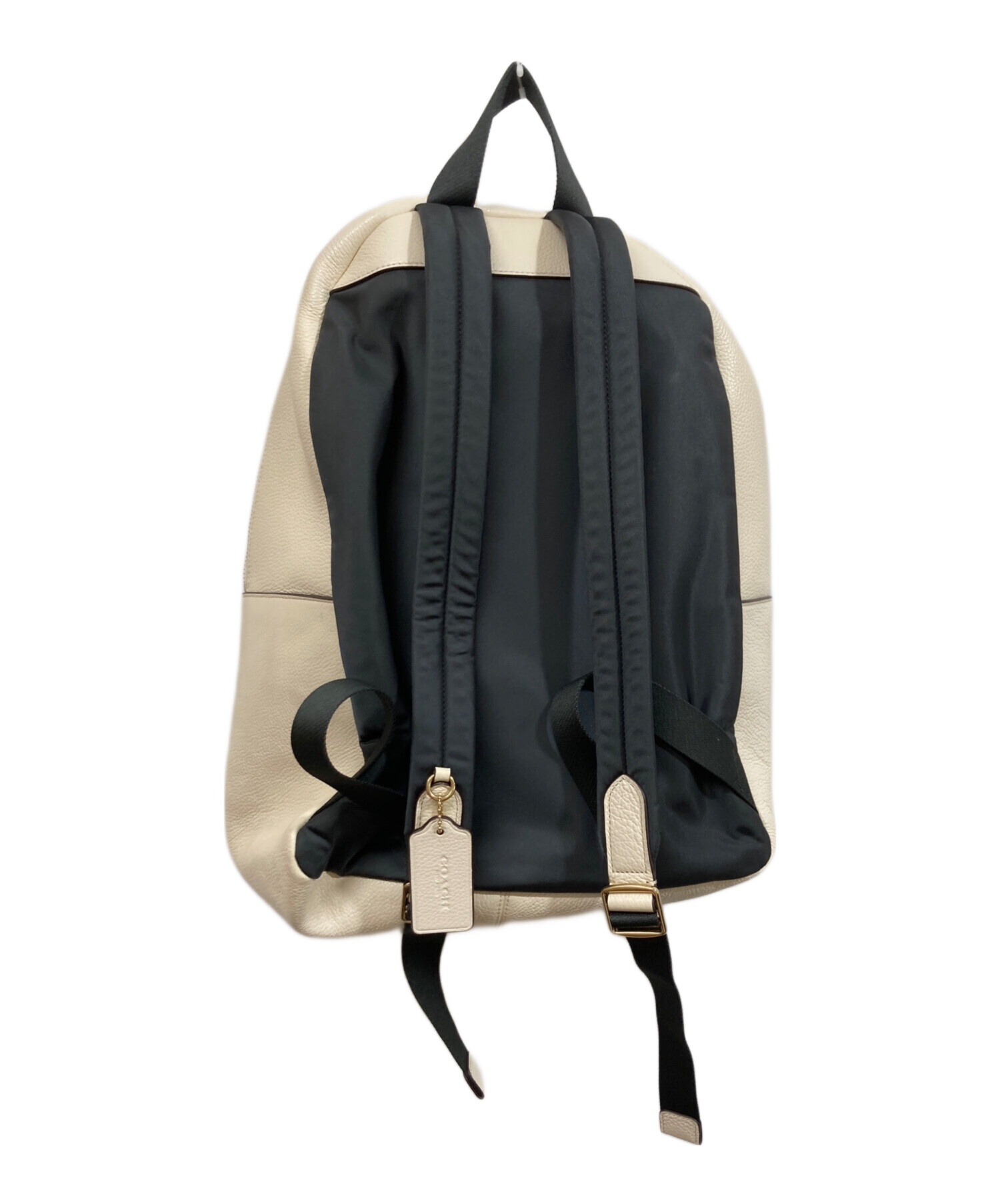 中古・古着通販】COACH (コーチ) チャーリーバックパック アイボリー 