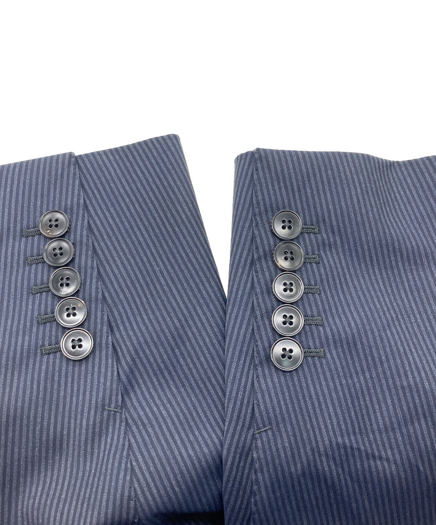 【未使用に近い】GUCCI テーラードジャケット ネイビー 48サイズ 中古・古着通販】GUCCI (グッチ) ダブルブレスト ジャケット