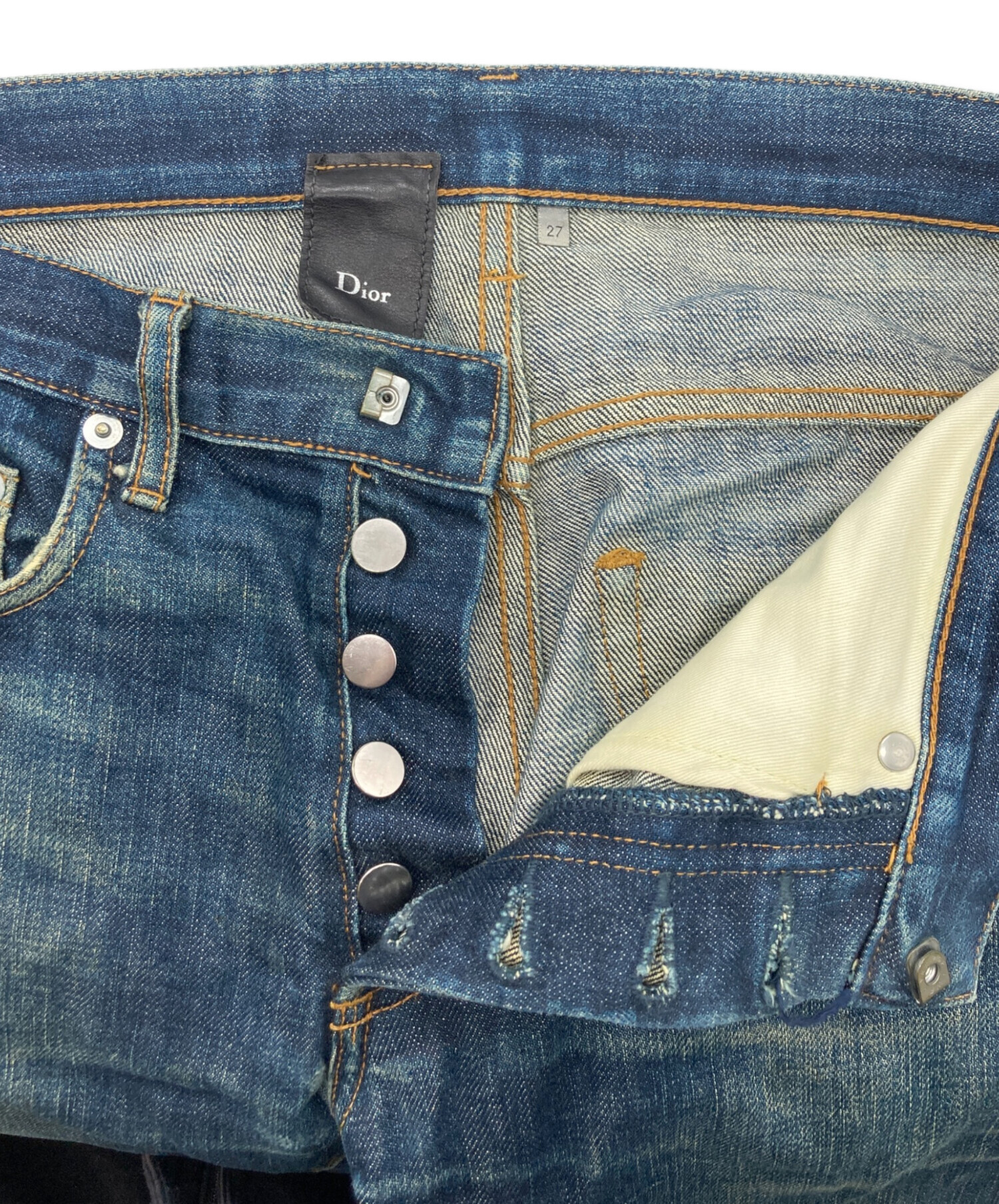 中古・古着通販】Dior (ディオール) hedi slimane jeans インディゴ