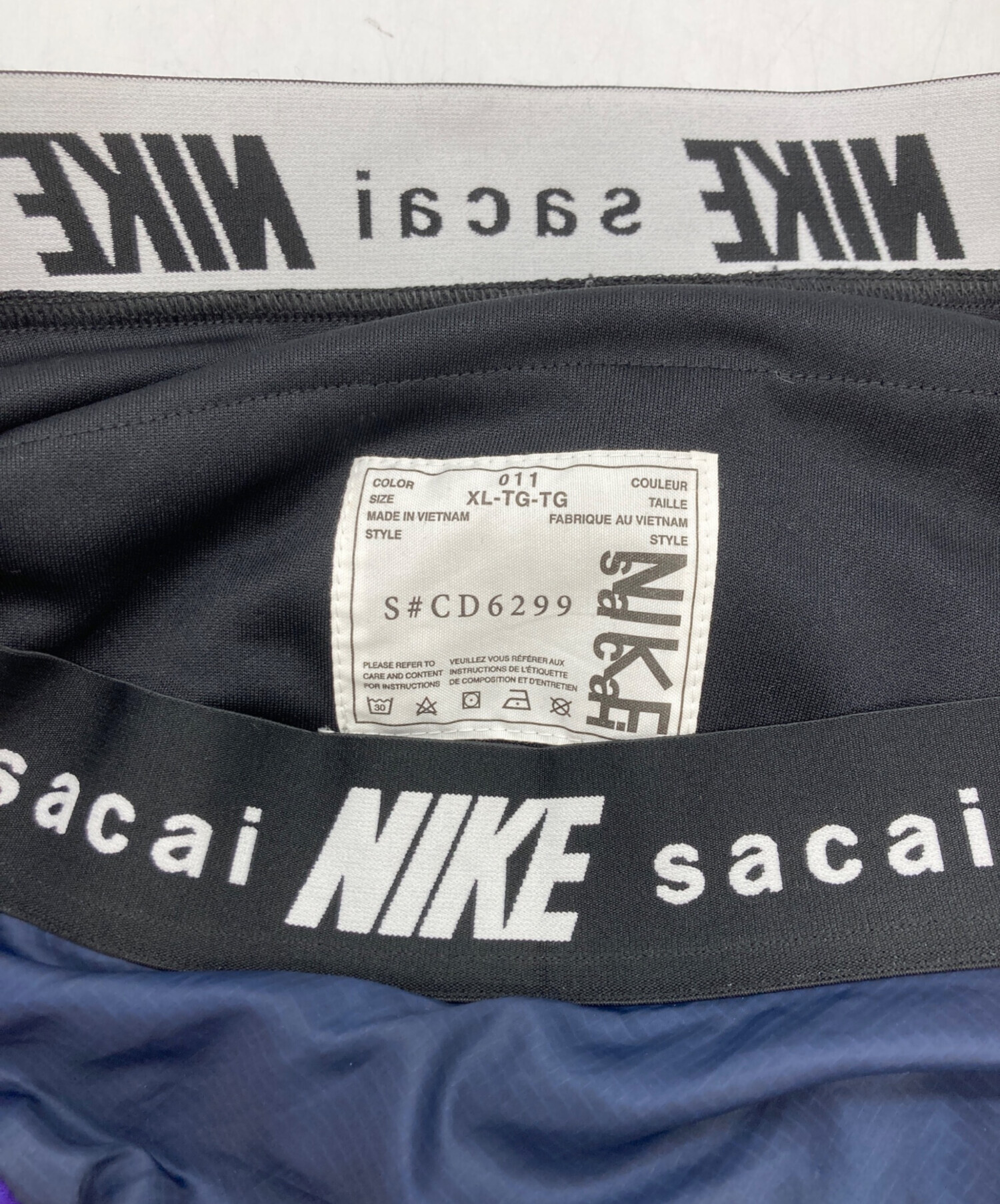 中古・古着通販】NIKE (ナイキ) sacai (サカイ) 再構築ナイロン