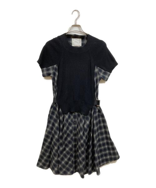 中古・古着通販】sacai (サカイ) オンブレチェックドッキング