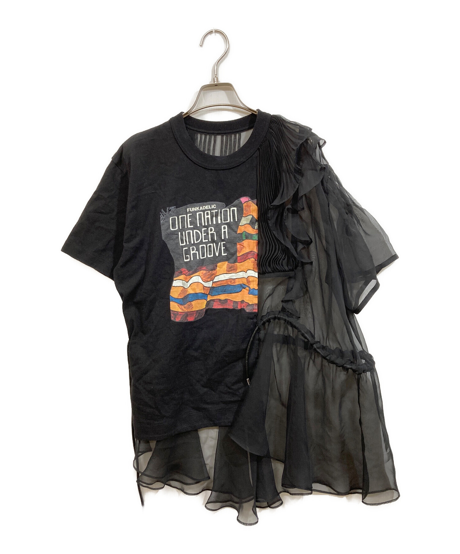 中古・古着通販】sacai (サカイ) プリーツ加工 シフォン ドッキング