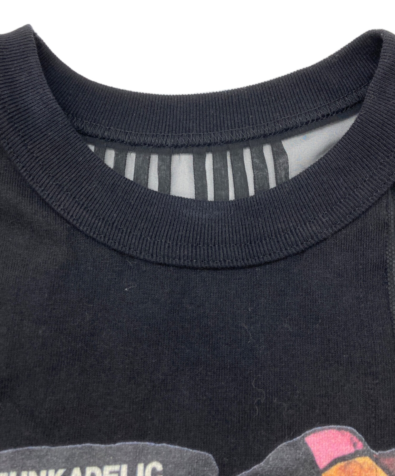 sacai  チェックプリーツTシャツ ブラック 中古・古着通販】sacai (サカイ) プリーツ加工 シフォン ドッキング