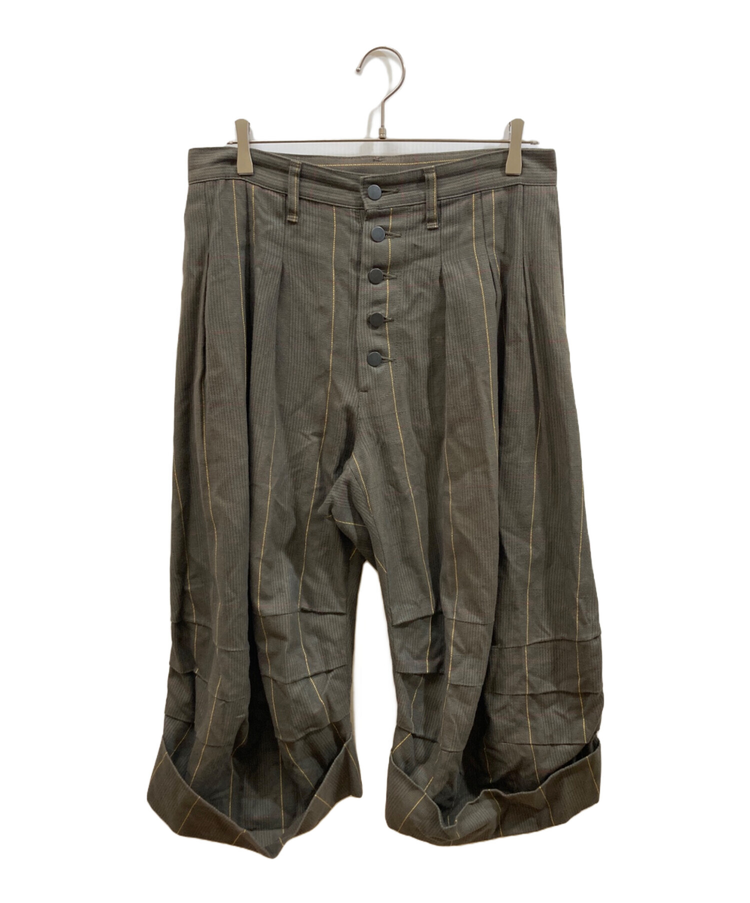 ネメス パンツ 中古・古着通販】NEMETH (ネメス) Trousers 21B グレー サイズ:S