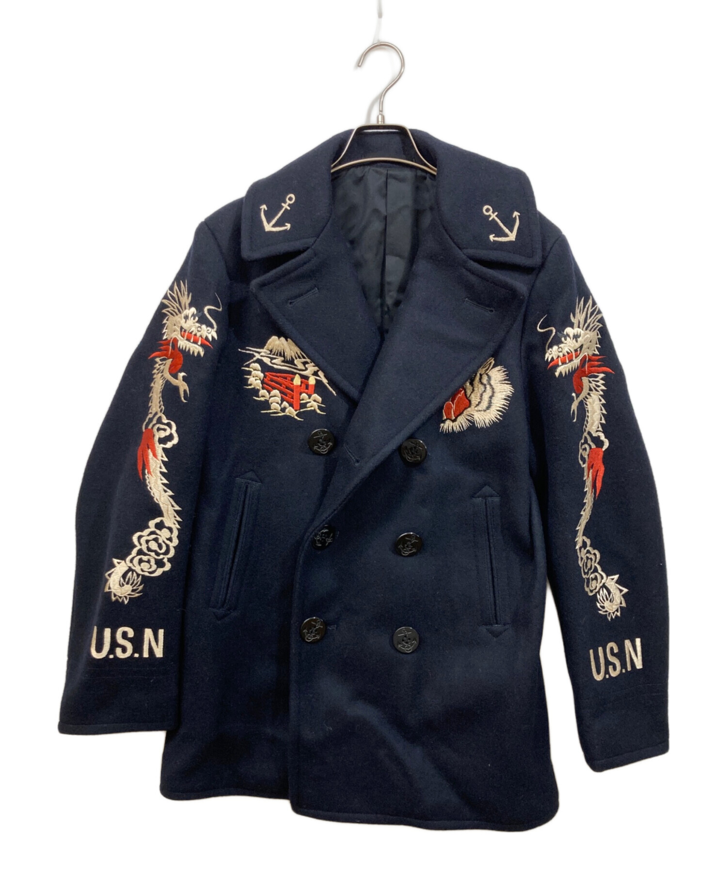 桃*ト様 BUZZ RICKSON’S SUKA PEA COAT バズリクソン 中古・古着通販】BUZZ RICKSON'S (バズリクソンズ) SUKA PEA COAT