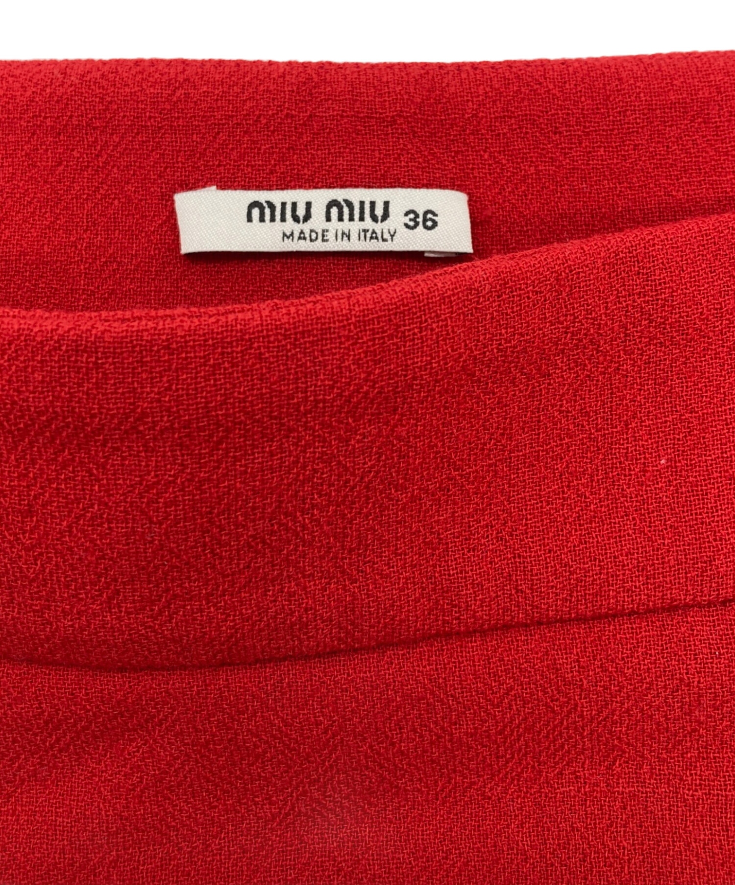 中古・古着通販】MIU MIU (ミュウミュウ) フラワースタッズ装飾ウール