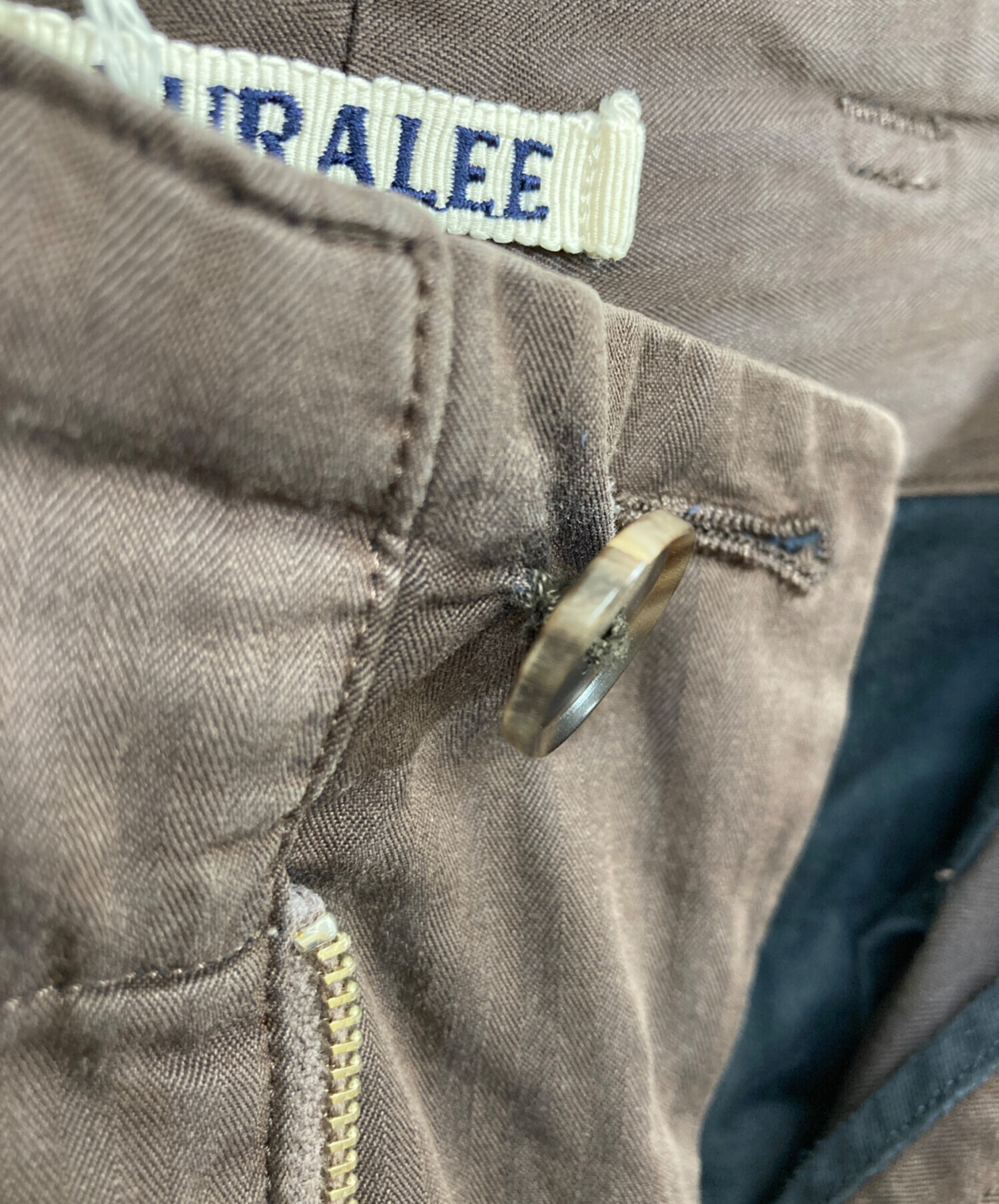 中古・古着通販】AURALEE (オーラリー) WASHED FINX HERRINGBONE