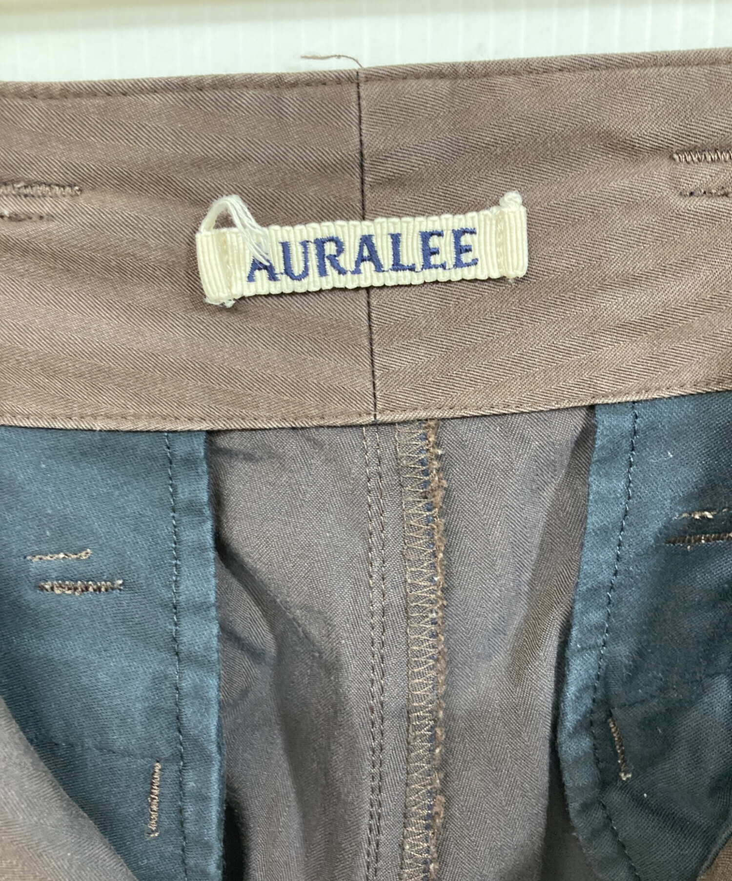 中古・古着通販】AURALEE (オーラリー) WASHED FINX HERRINGBONE