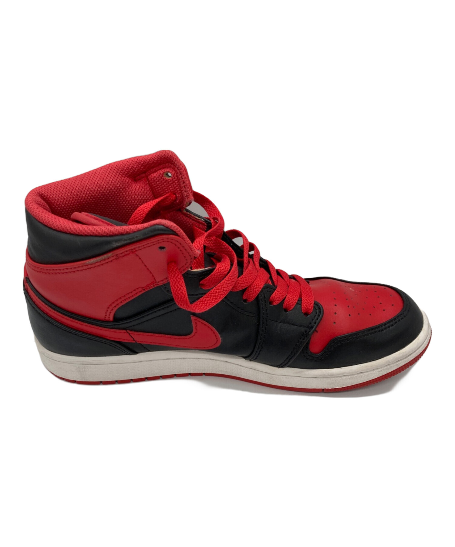 中古・古着通販】NIKE (ナイキ) Air Jordan 1 Mid レッド サイズ: SIZE 