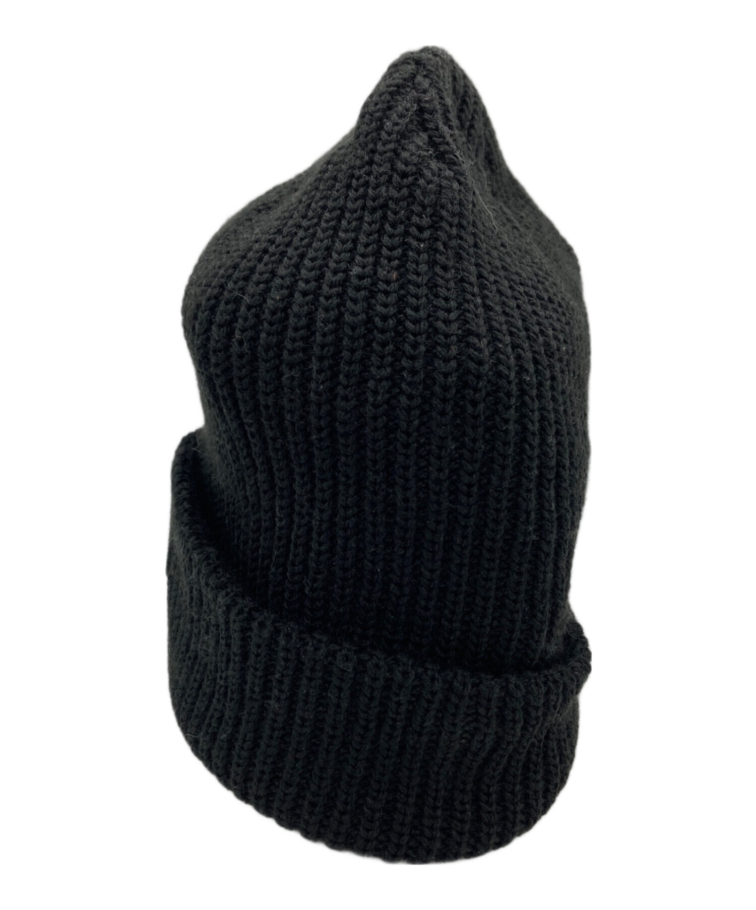 SUPREME ニット帽 ブラック 中古・古着通販】SUPREME (シュプリーム) ニット帽 ブラック｜ブランド
