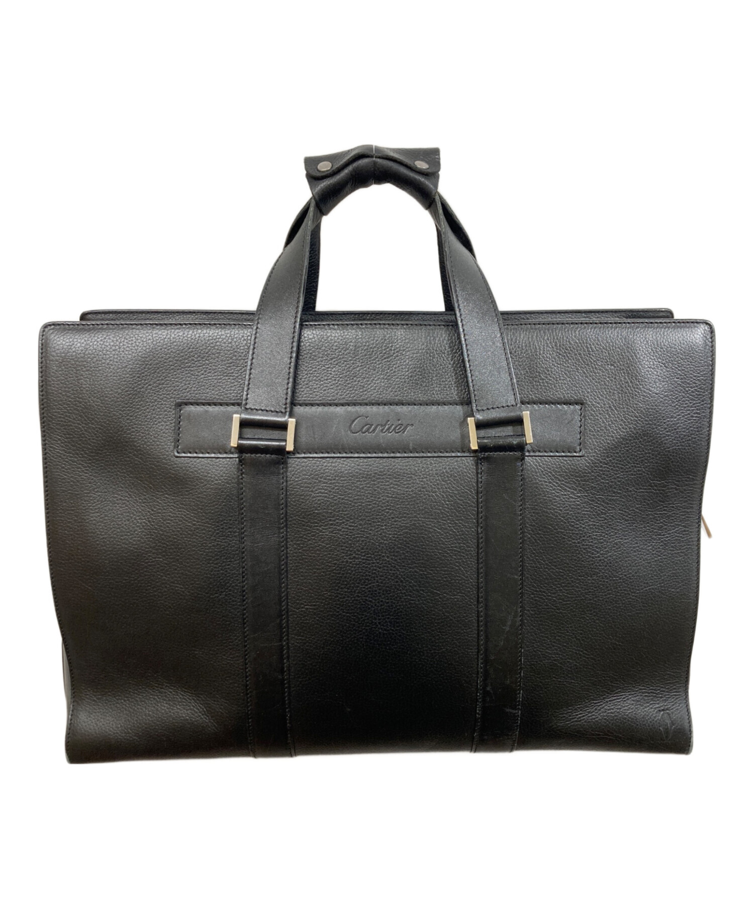 中古・古着通販】Cartier (カルティエ) ブリーフケース ブラック 