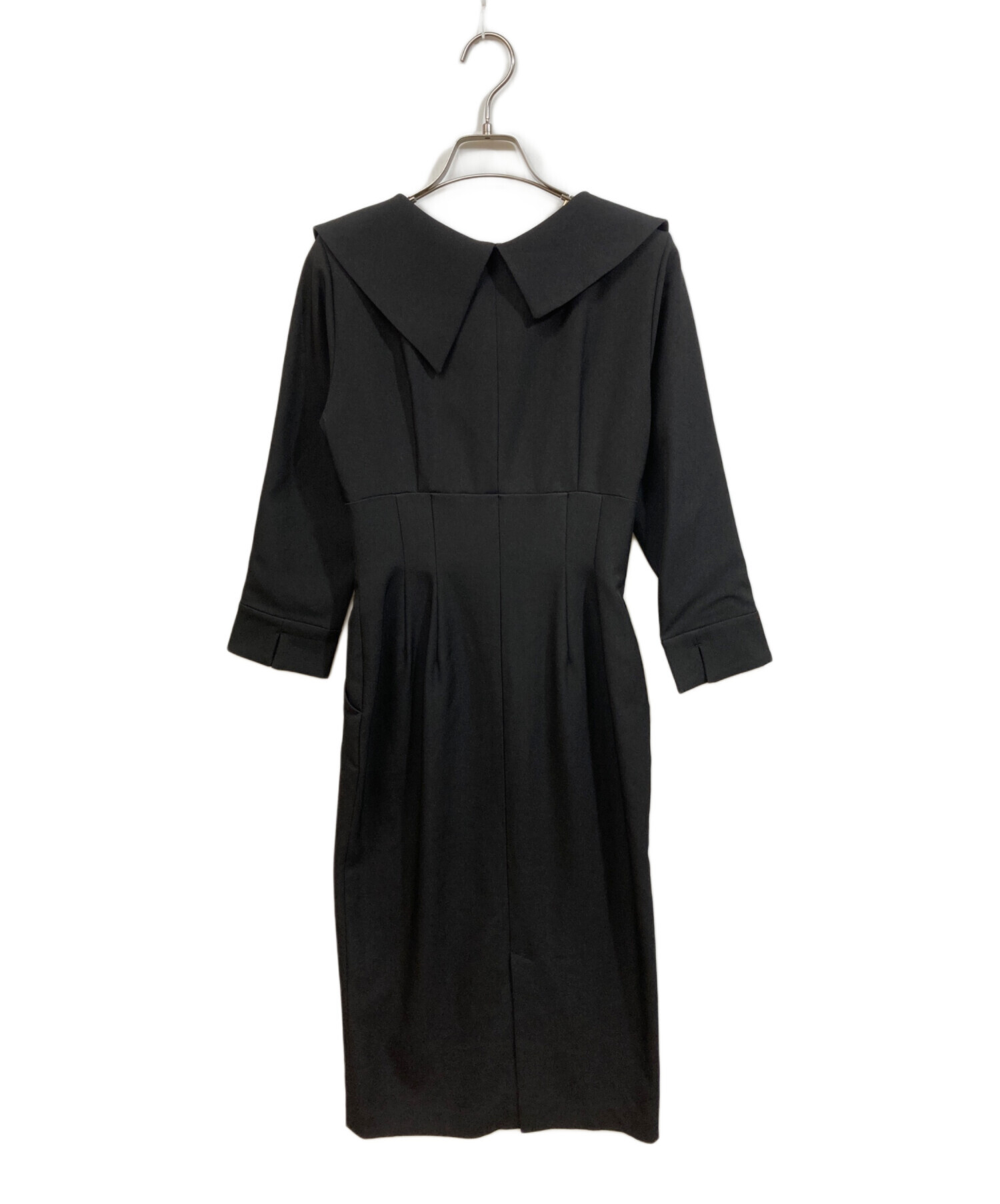 中古・古着通販】JENNE (ジェンヌ) アシンメトリーカラーワンピース 