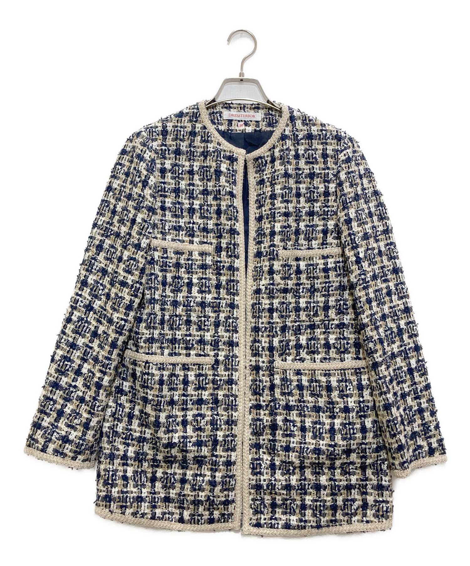 中古・古着通販】DRESSTERIOR (ドレステリア) ツイードジャケット