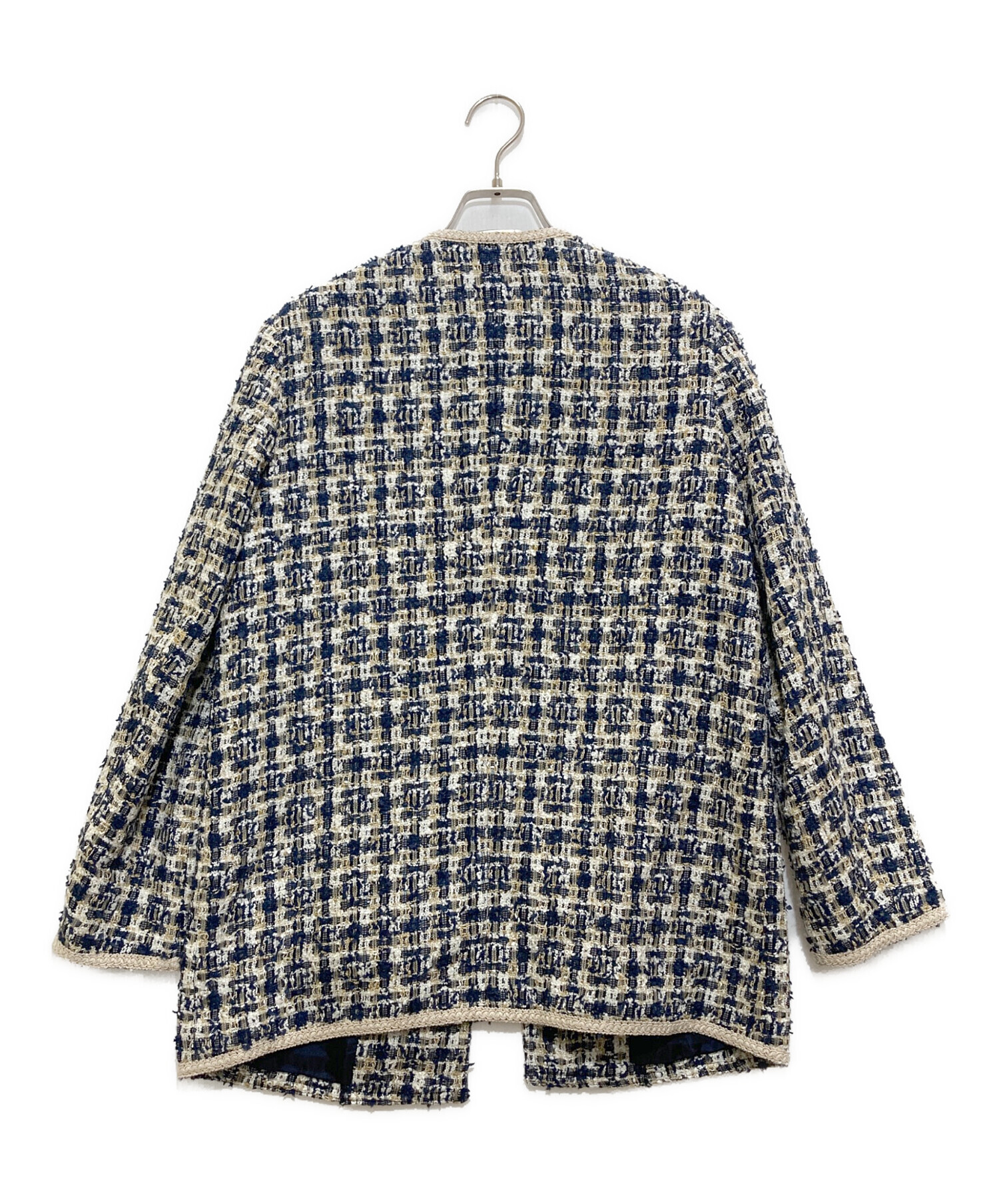 ドレステリア　ツイードジャケット　【未使用】 中古・古着通販】DRESSTERIOR (ドレステリア) ツイードジャケット