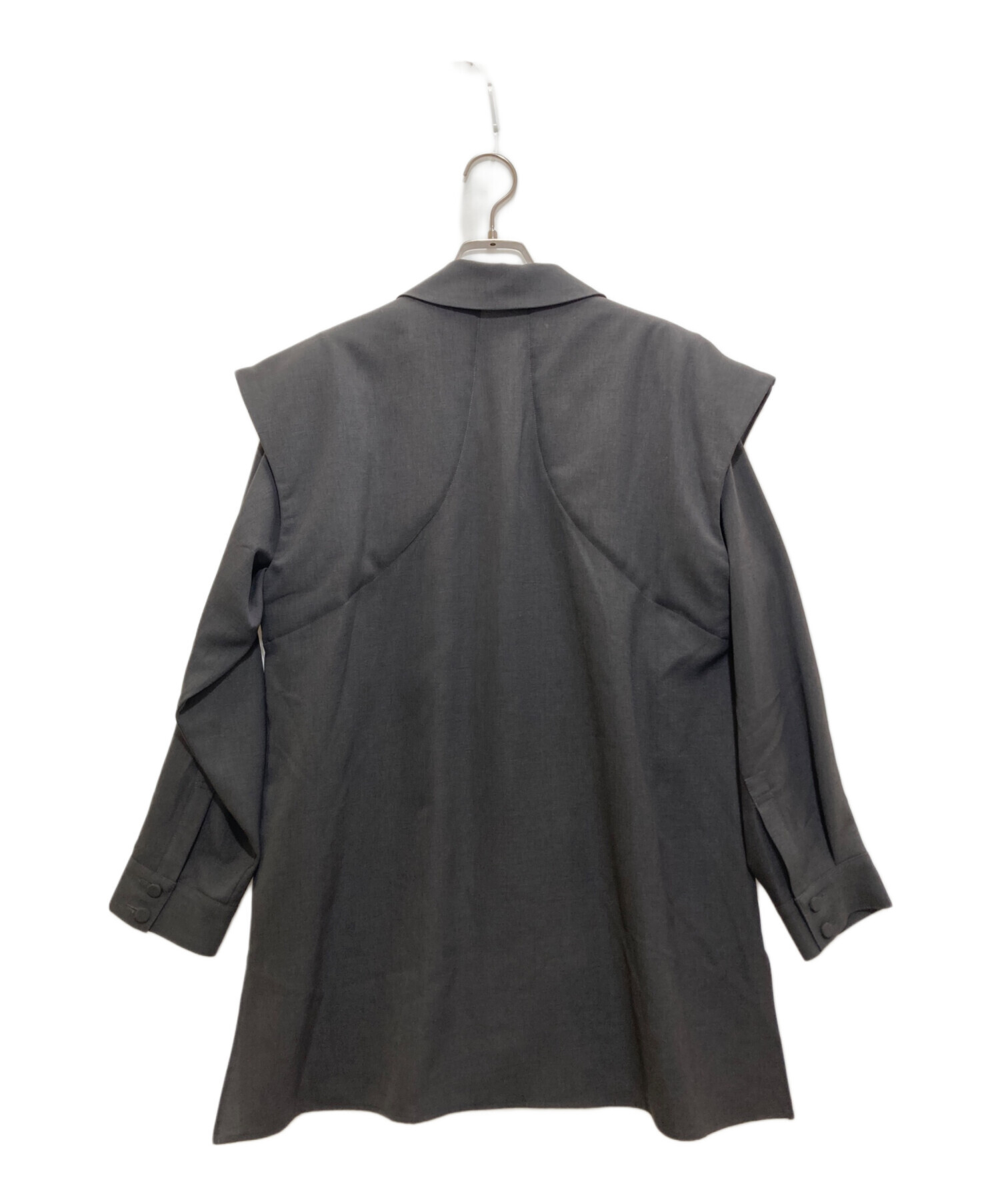 fumie tanaka plain line cami グレー ブラトップ fumie tanaka plain line cami グレー ブラトップ fumie tanaka plain