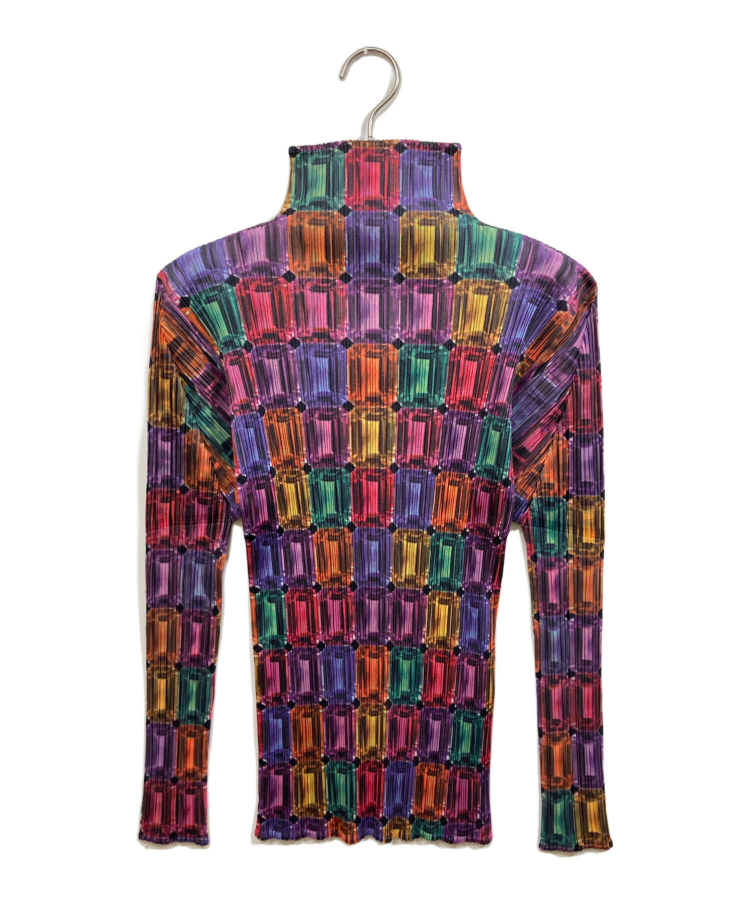 プリーツプリーズ PLEATS PLEASE プリーツ ブラウス 衣料品 トップス ポリエステル レディース ピンク系 【中古】 PLEATS PLEASE（プリーツプリーズ）ブラウス ピンク サイズ:3(L位