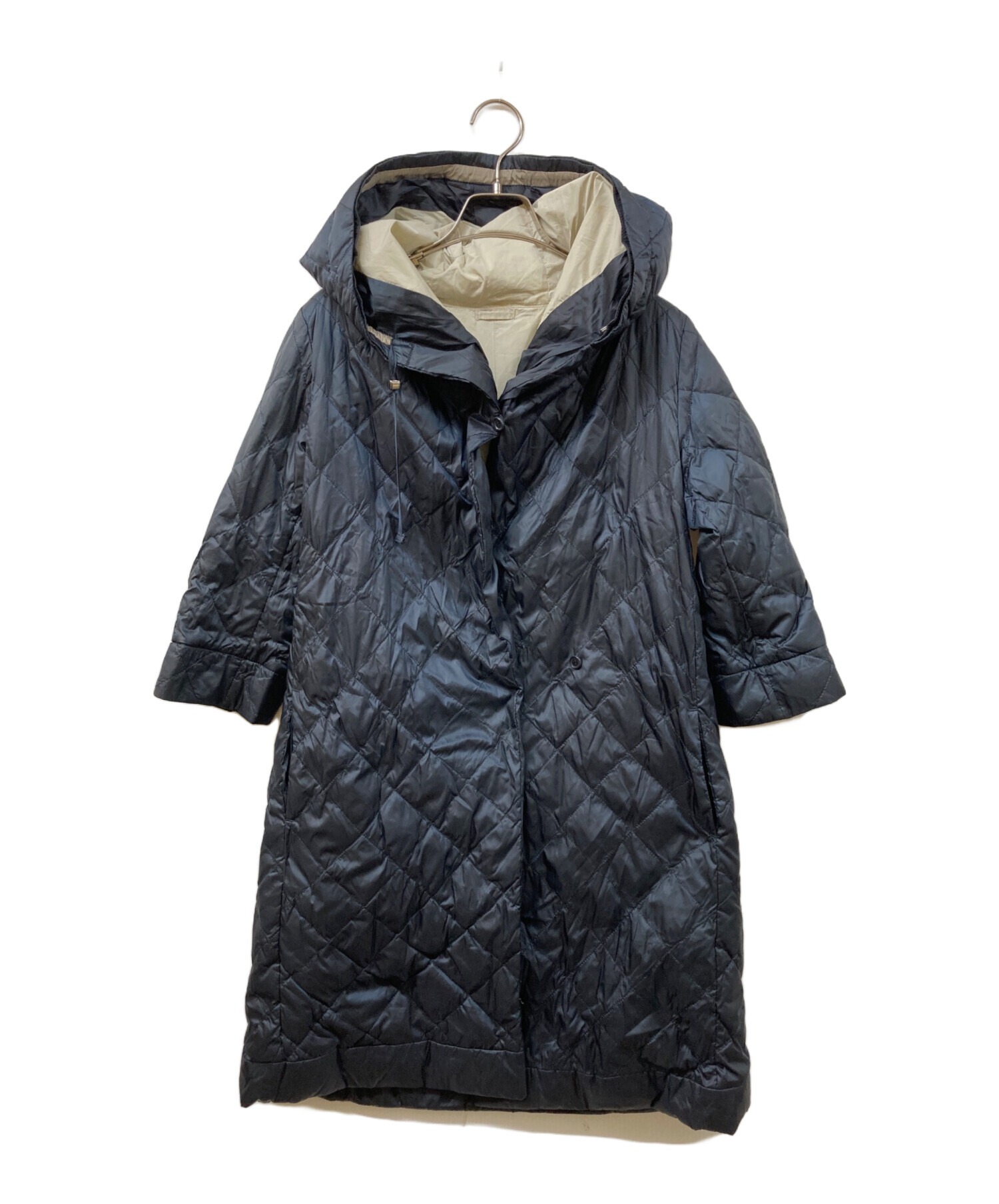 S Max Mara ネイビー ダウンコート　 リバーシブル 中古・古着通販】'S Max Mara (エスマックスマーラ) リバーシブル