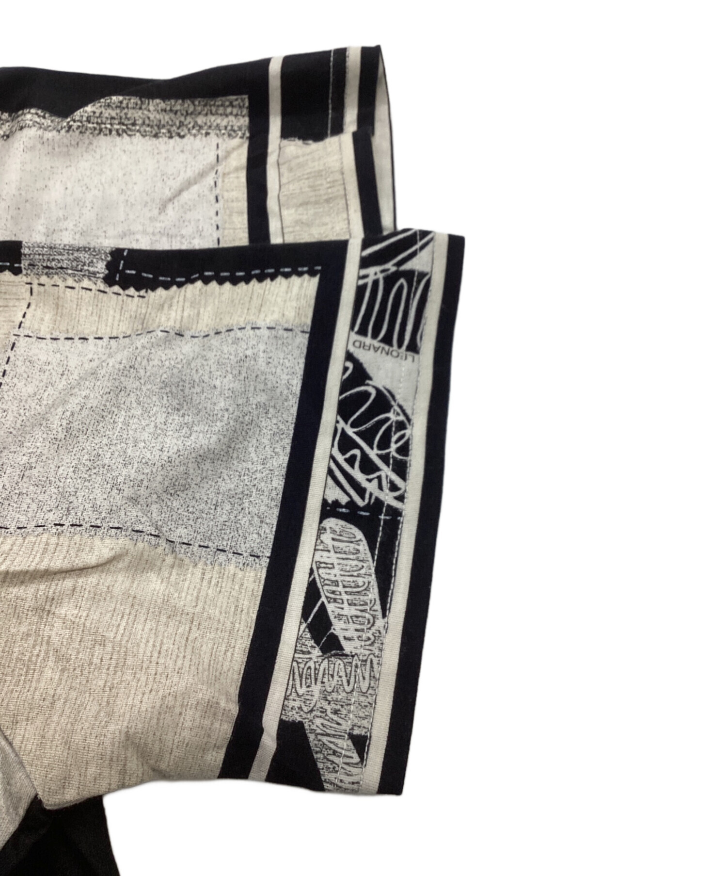LEONARD レオナール 半袖カットソー サイズ:L 総柄    ホワイト レディース / 241007003132 LEONARD - 美品 定価5万円☆LEONARD レオナール 半袖 カットソー