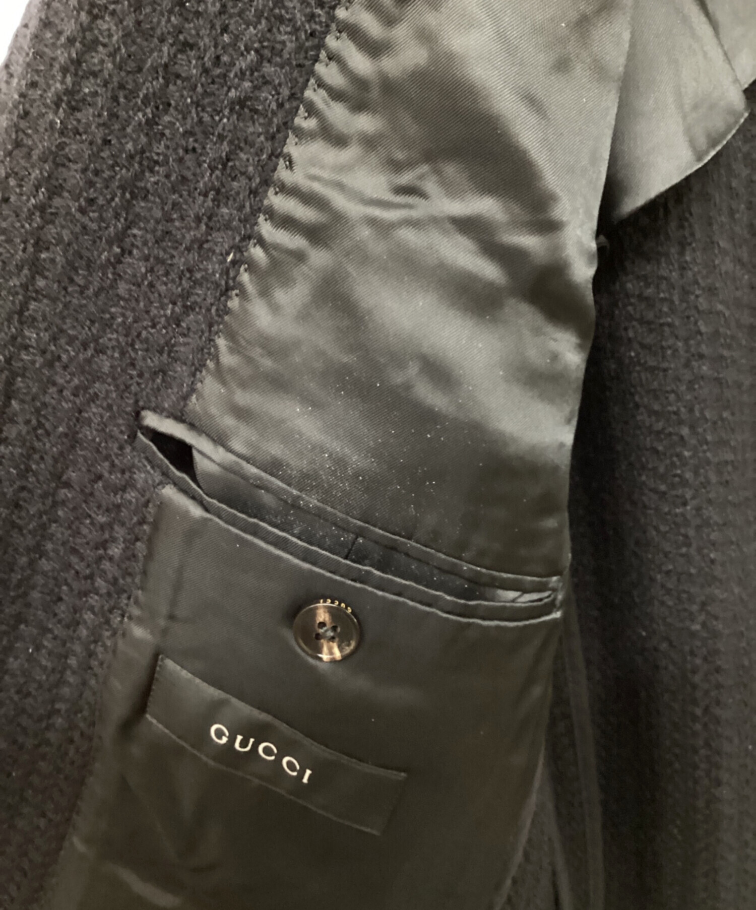 中古・古着通販】GUCCI (グッチ) ウールニットテーラードジャケット