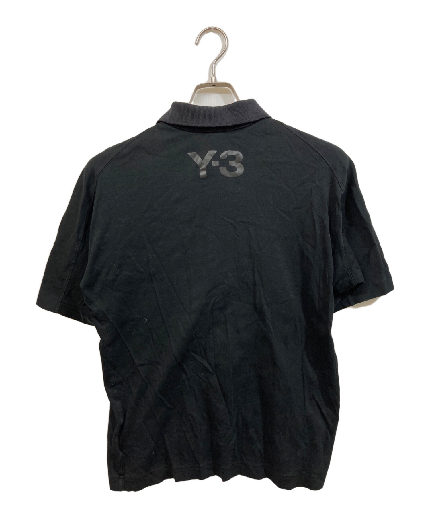 中古・古着通販】Y-3 (ワイスリー) ポロシャツ ブラック サイズ: SIZE