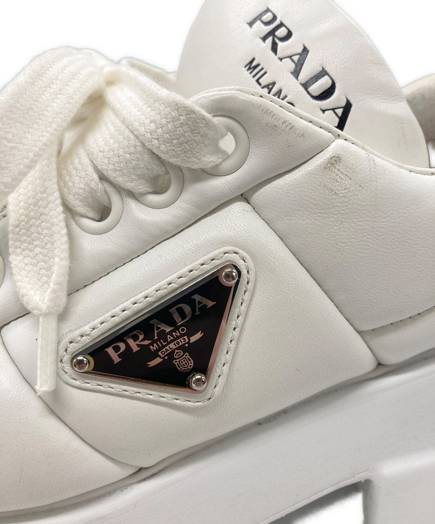 中古・古着通販】PRADA (プラダ) モノリス パデッドスニーカー