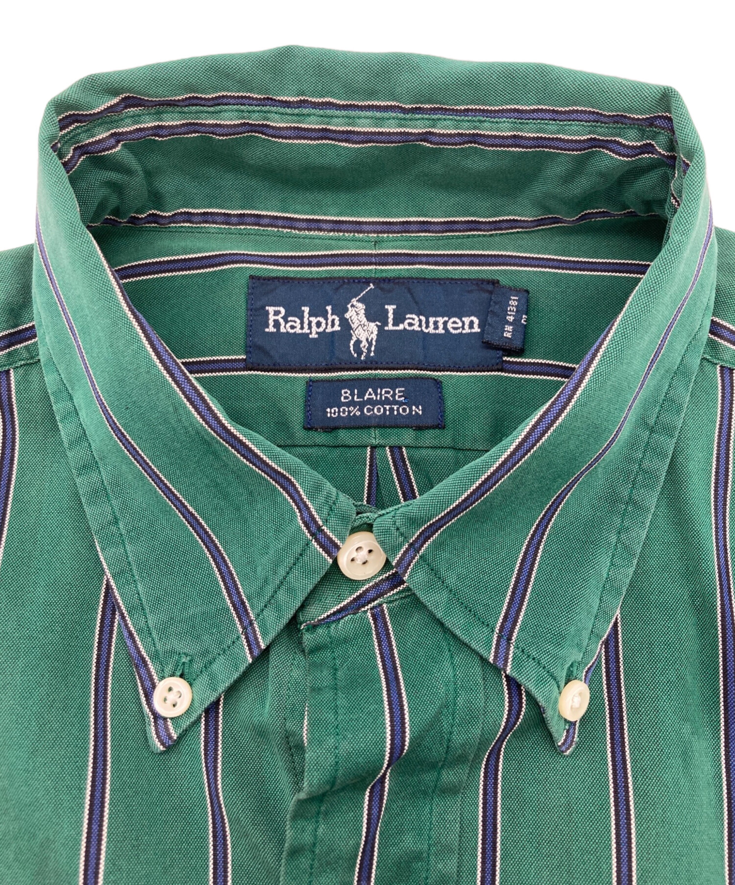 中古・古着通販】RALPH LAUREN (ラルフローレン) シャツ グリーン