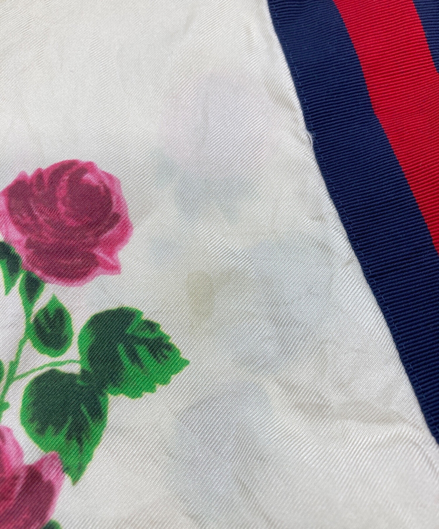 中古・古着通販】GUCCI (グッチ) 花柄シルクカーディガン ベージュ